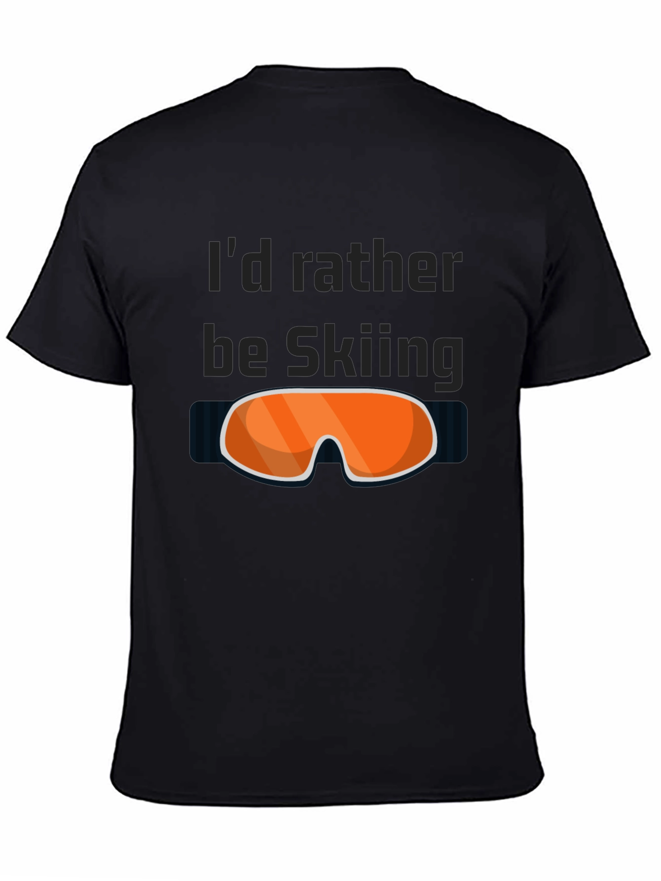 Skiing T-Shirt - Id Rather Be Skiing