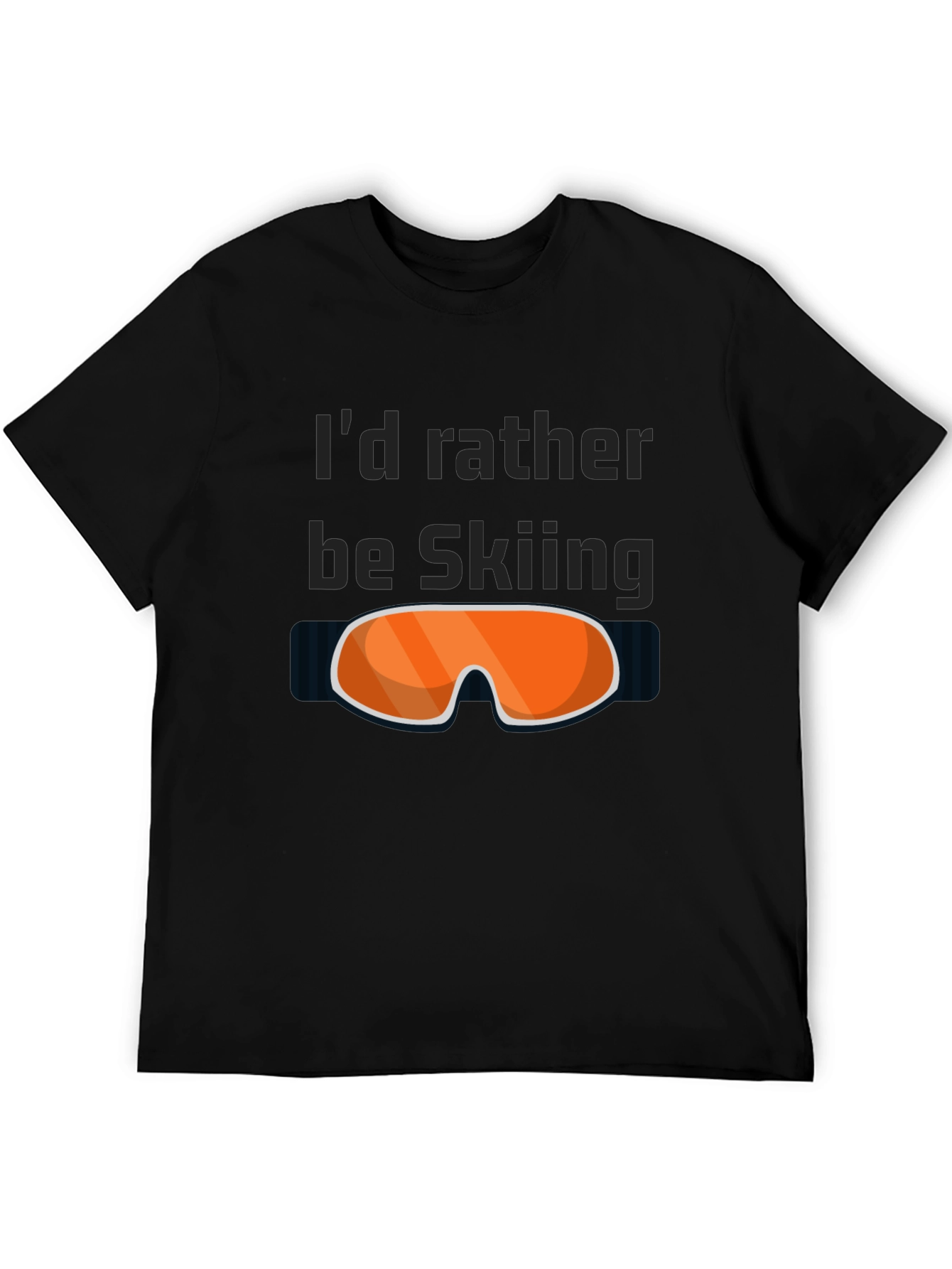 Skiing T-Shirt - Id Rather Be Skiing