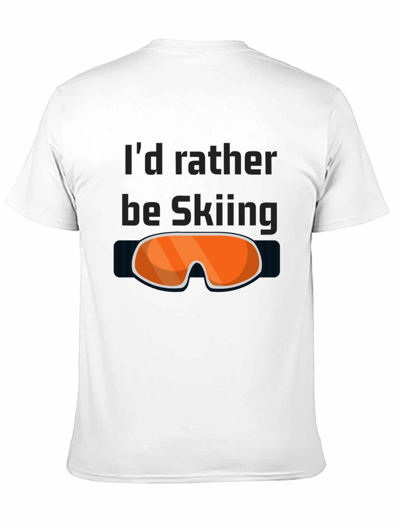 Skiing T-Shirt - Id Rather Be Skiing