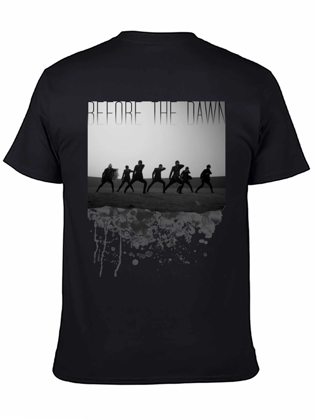 Before The Dawn Black Graphic Tee