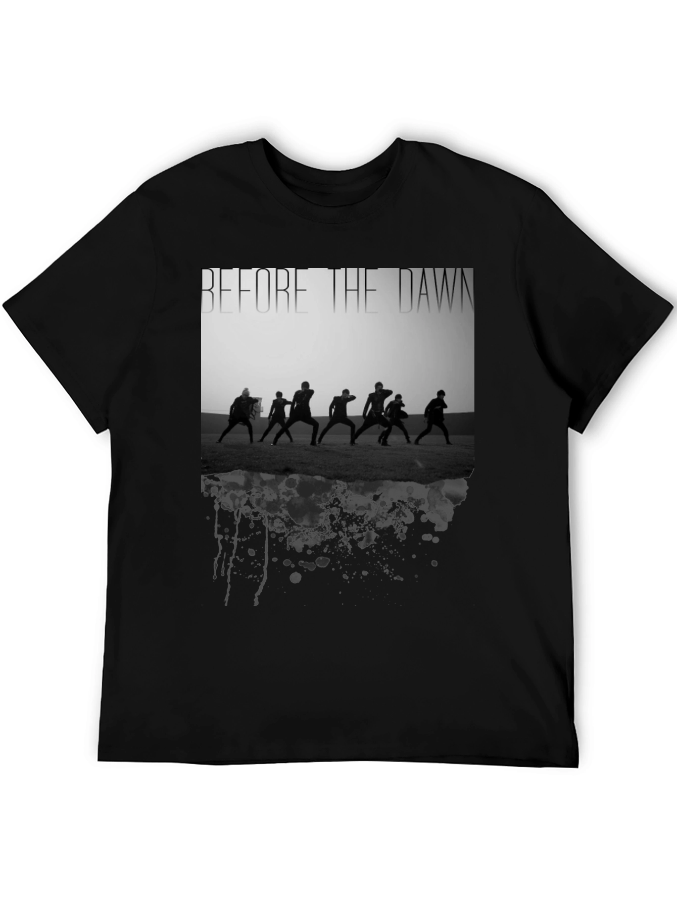 Before The Dawn Black Graphic Tee