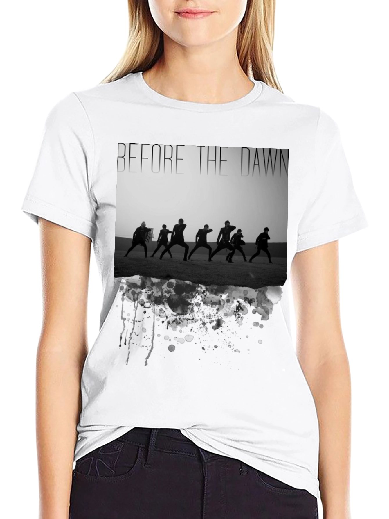 Before The Dawn Black Graphic Tee