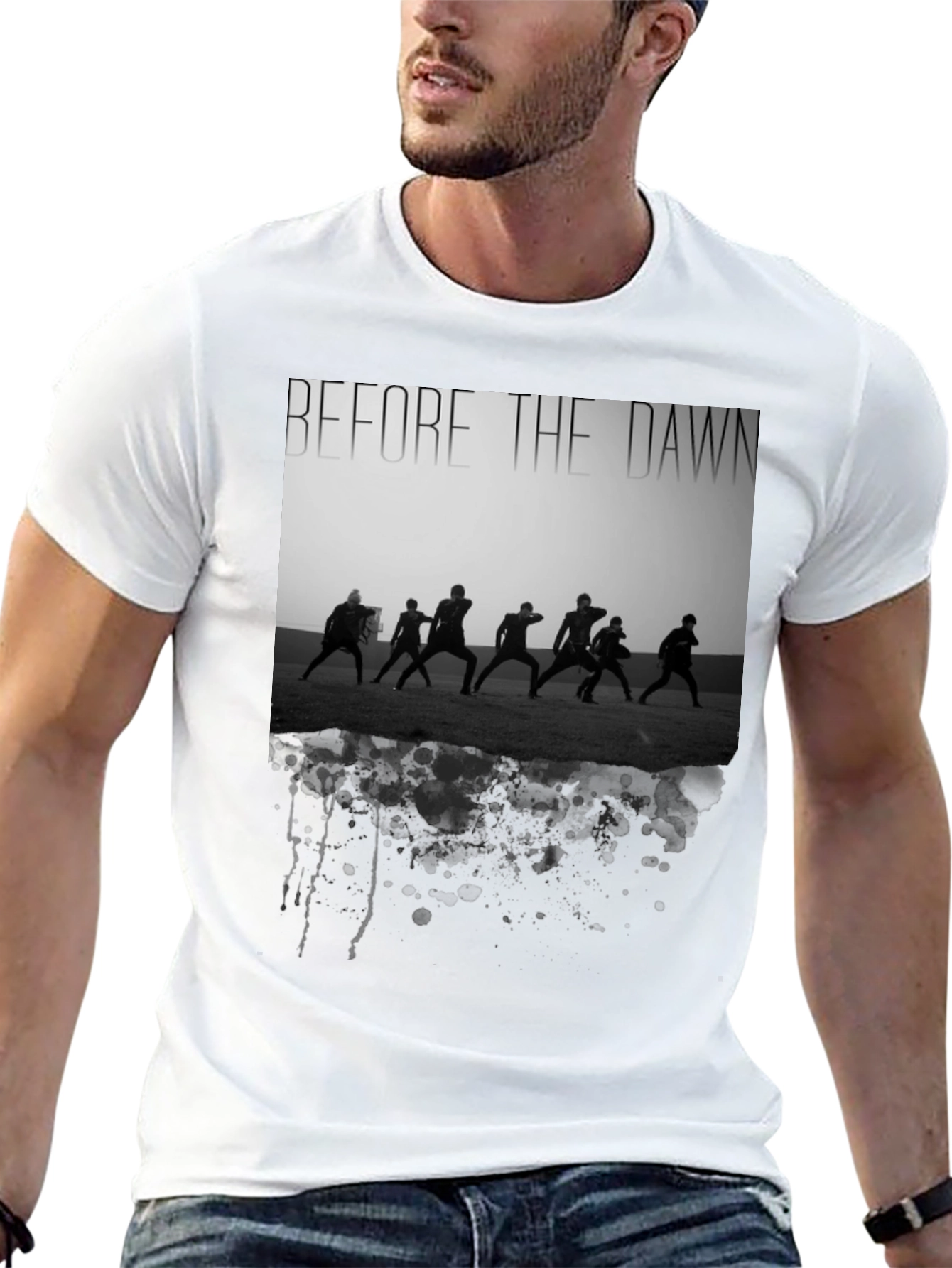 Before The Dawn Black Graphic Tee