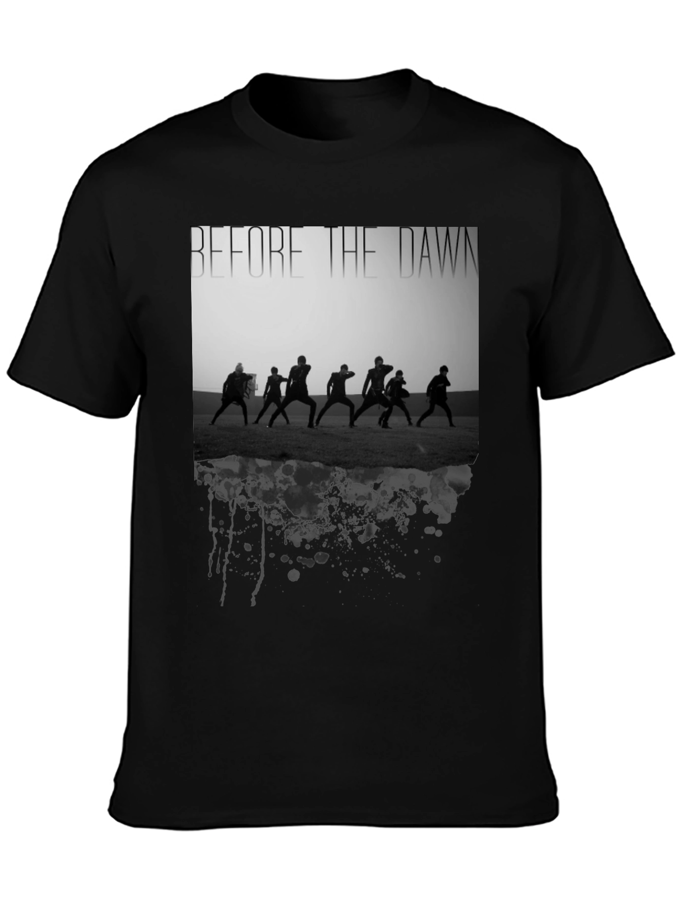 Before The Dawn Black Graphic Tee