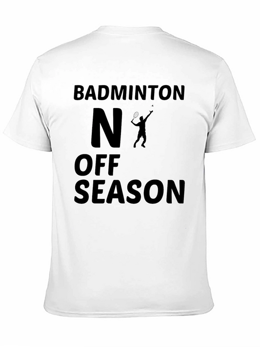 Badminton Off Season Black Graphic Tee