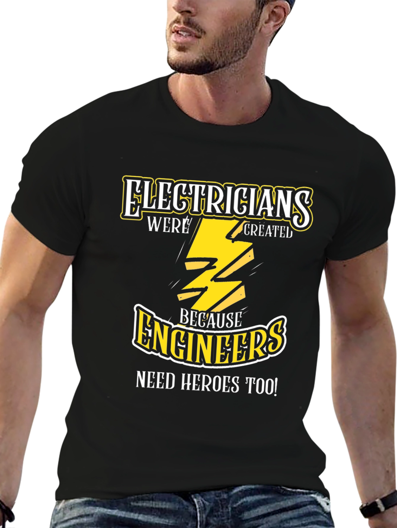 Electricians are Heroes T-Shirt Electrical Worker Apparel