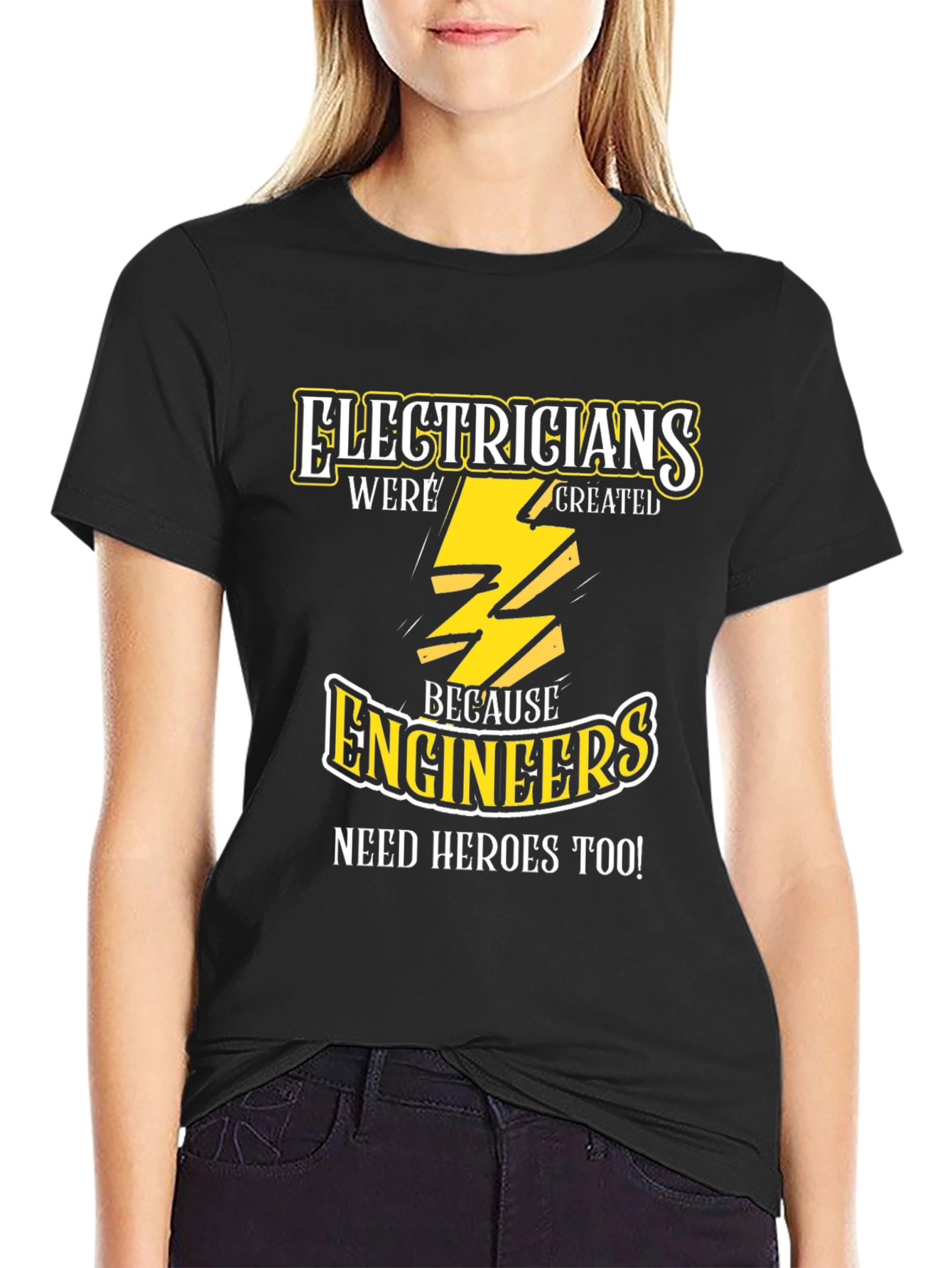 Electricians are Heroes T-Shirt Electrical Worker Apparel
