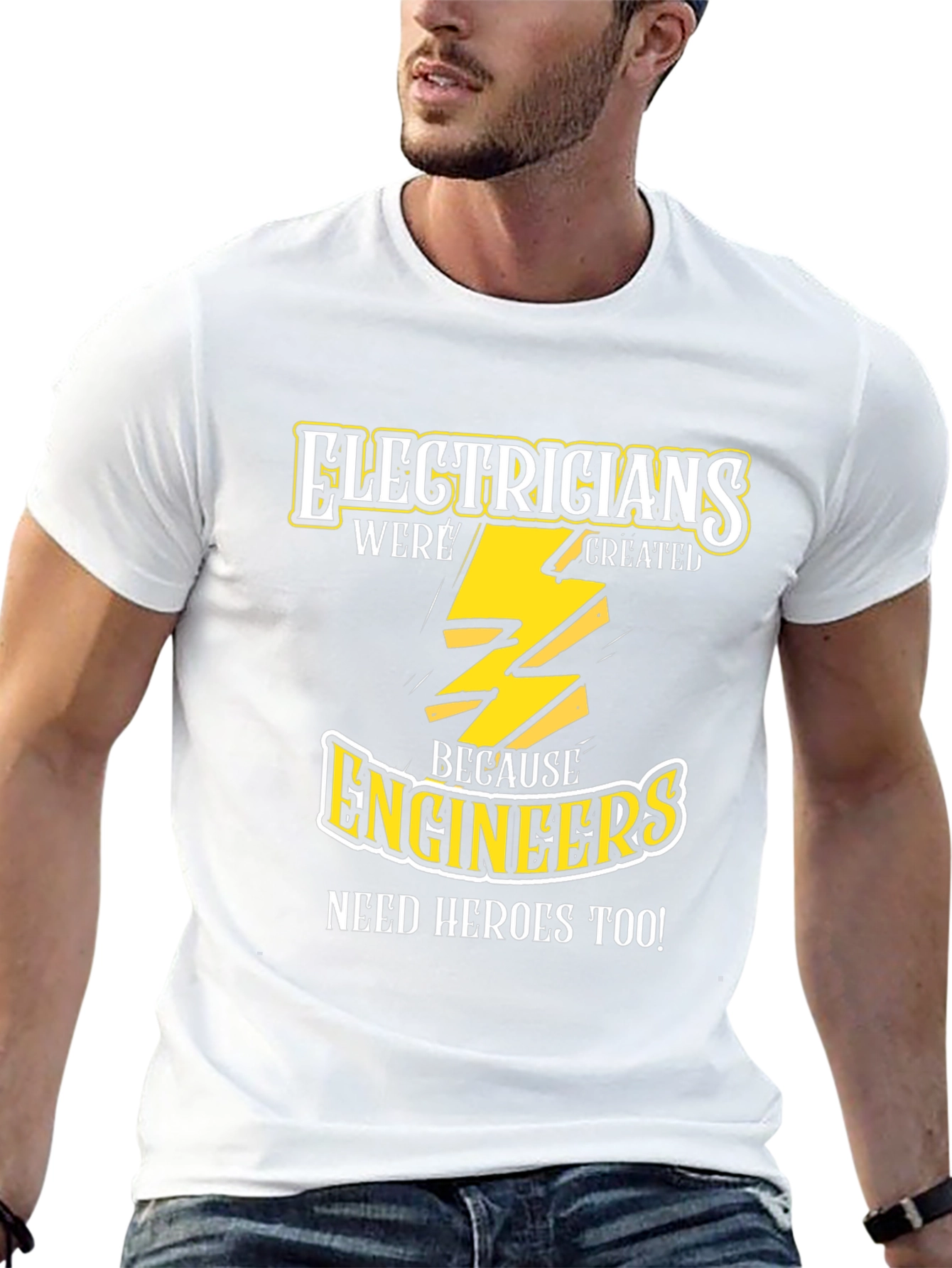 Electricians are Heroes T-Shirt Electrical Worker Apparel