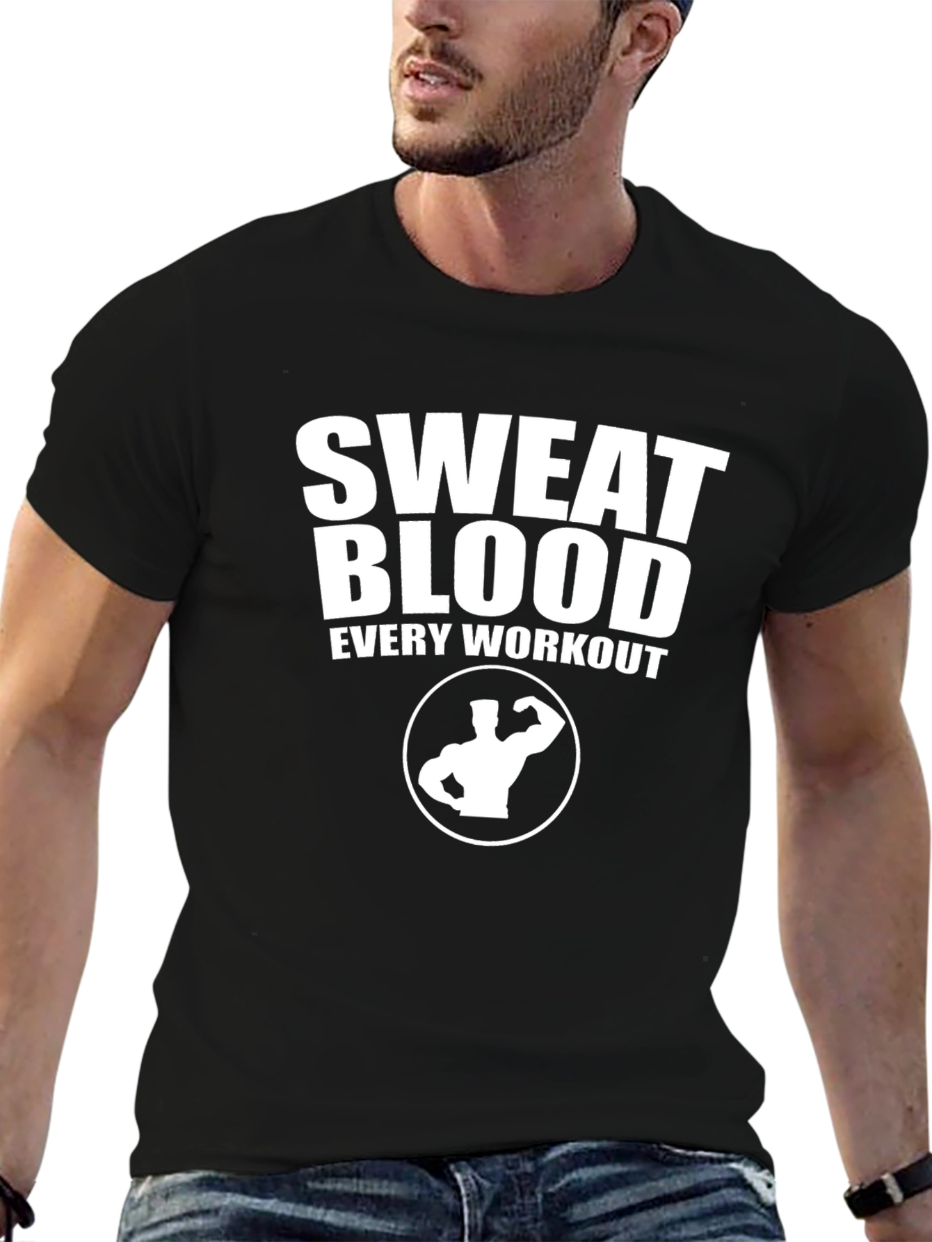 Sweat Blood Workout Black T-Shirt