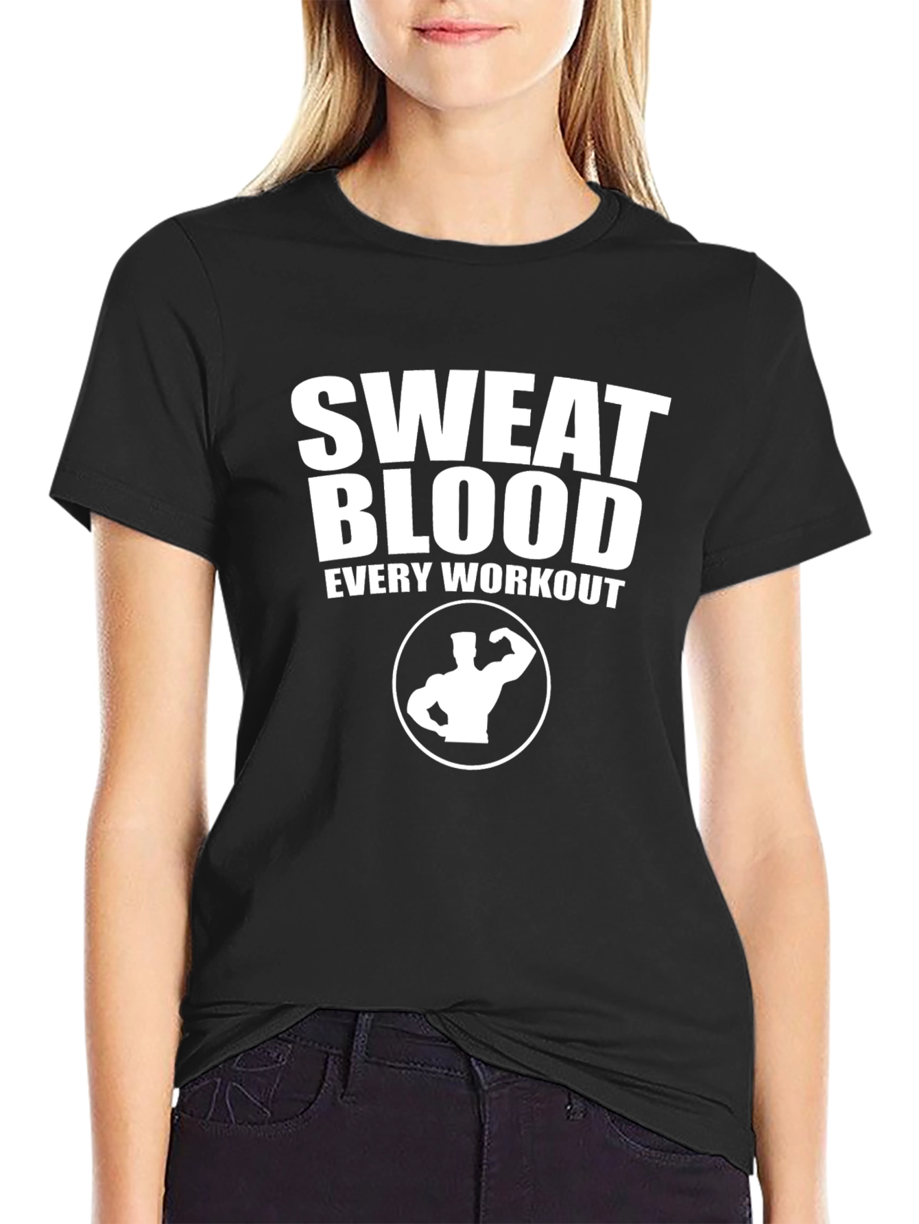 Sweat Blood Workout Black T-Shirt