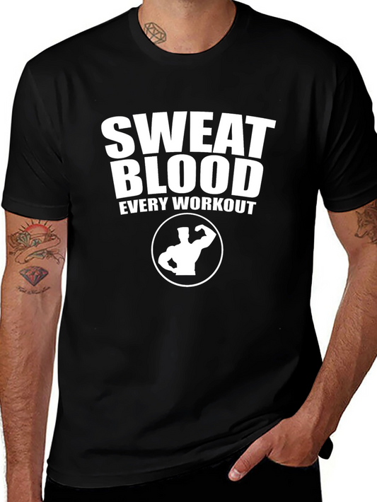 Sweat Blood Workout Black T-Shirt