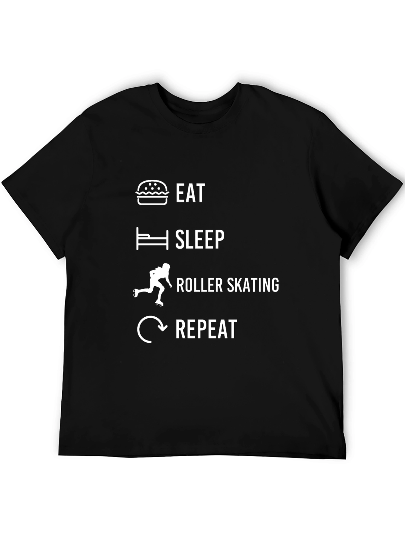Eat Sleep Roller Skate Repeat T-Shirt
