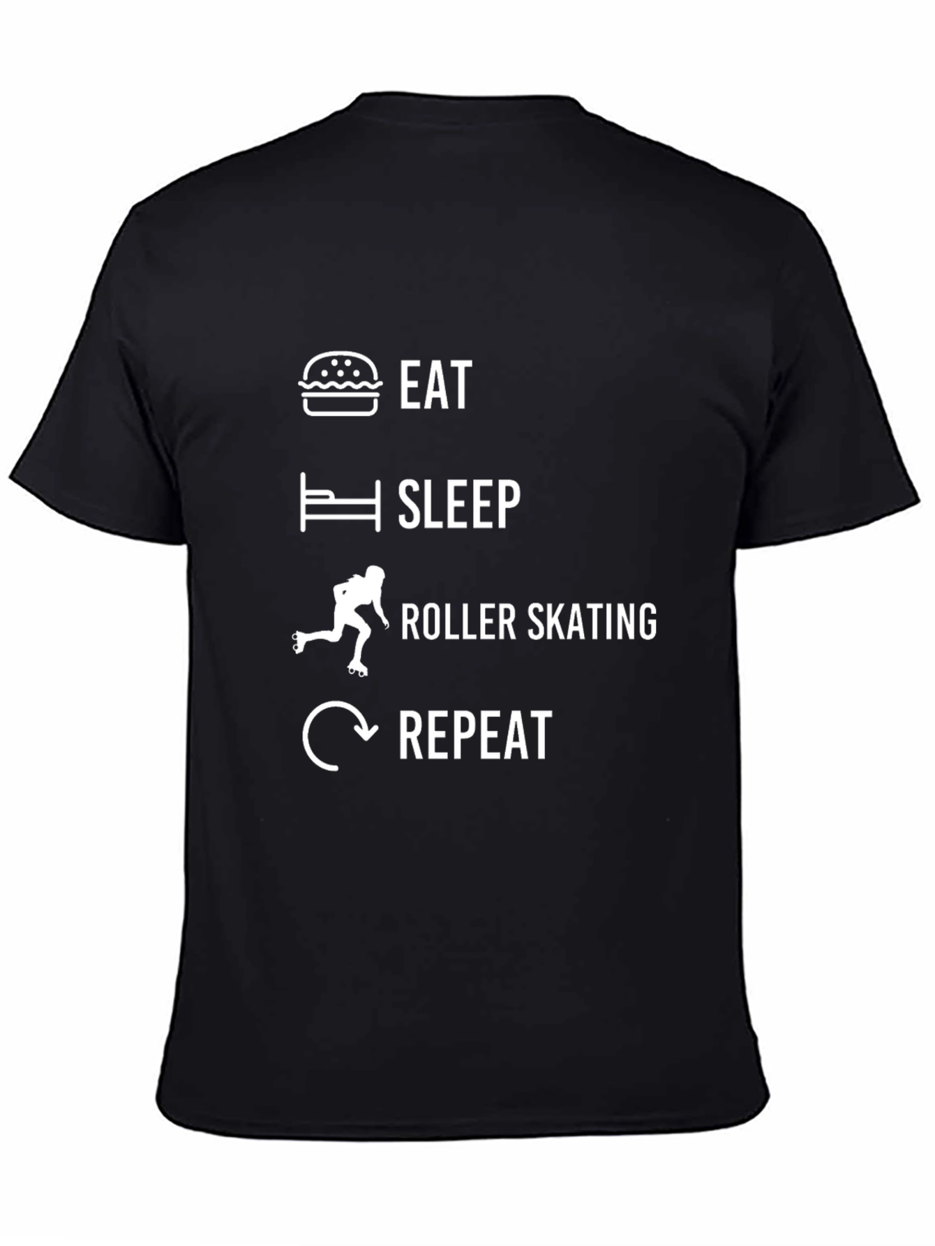 Eat Sleep Roller Skate Repeat T-Shirt