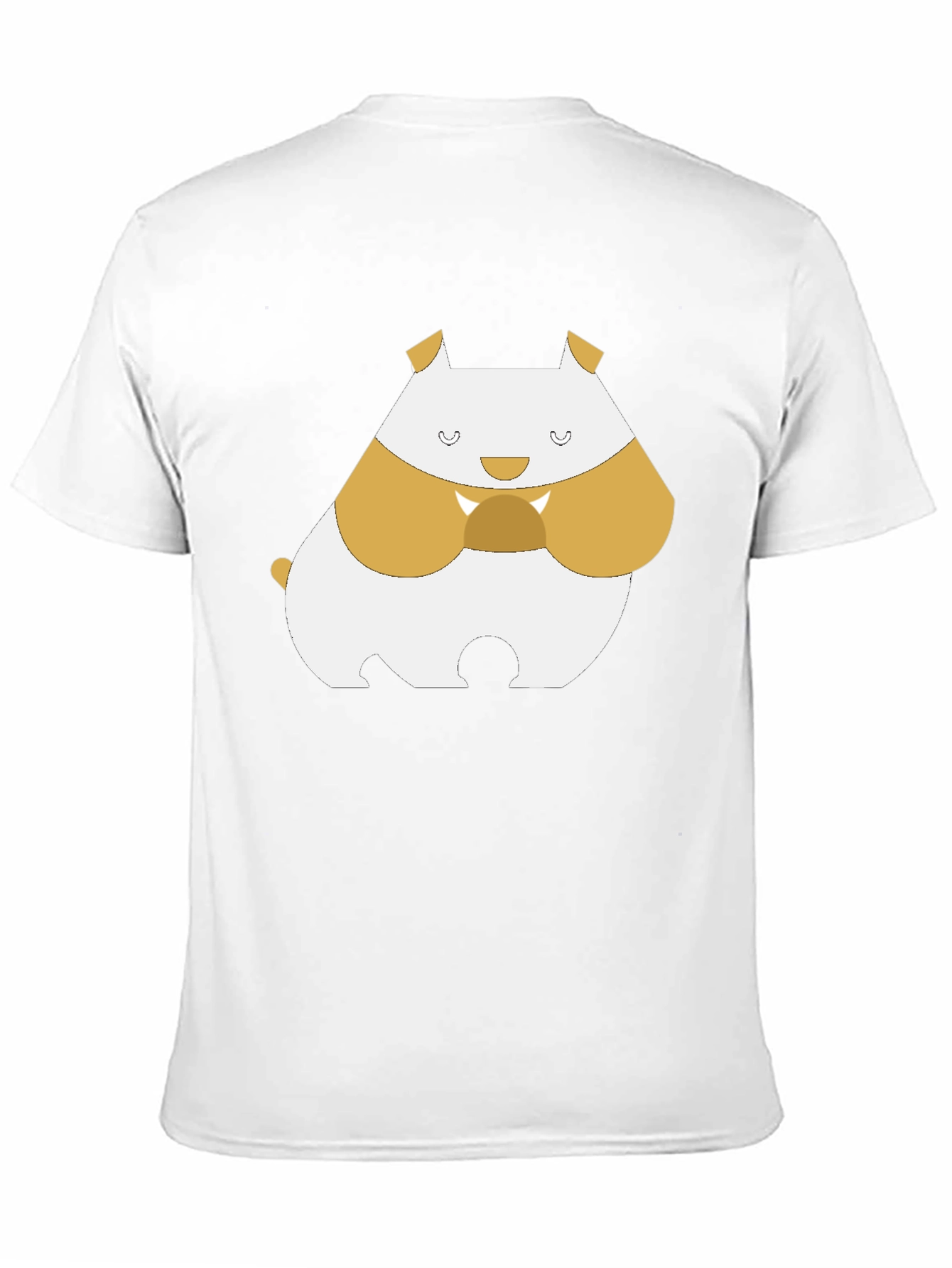 Cute Hamster Graphic Tee - Black