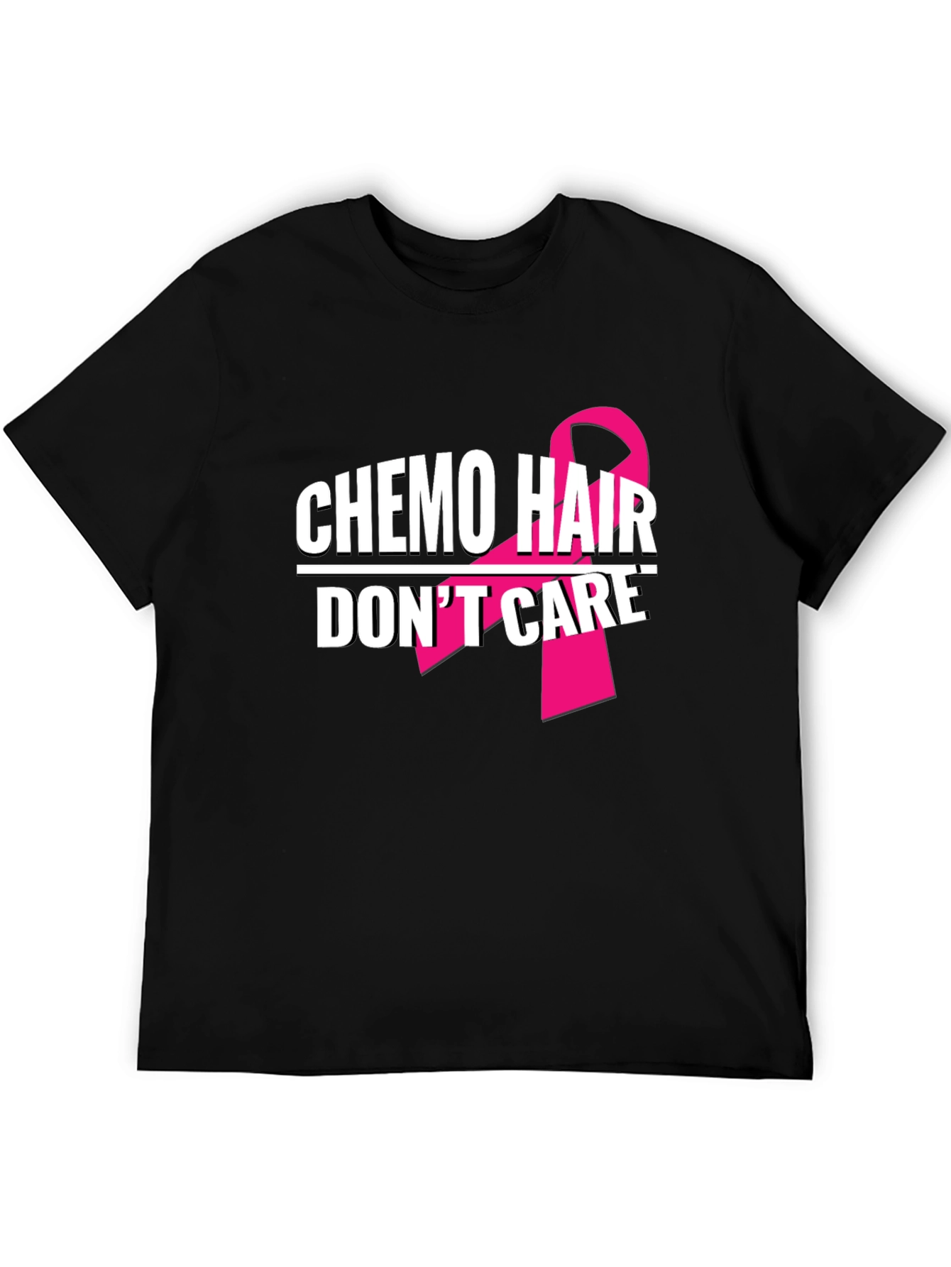 Chemo Hair Dont Care T-Shirt Breast Cancer Awareness
