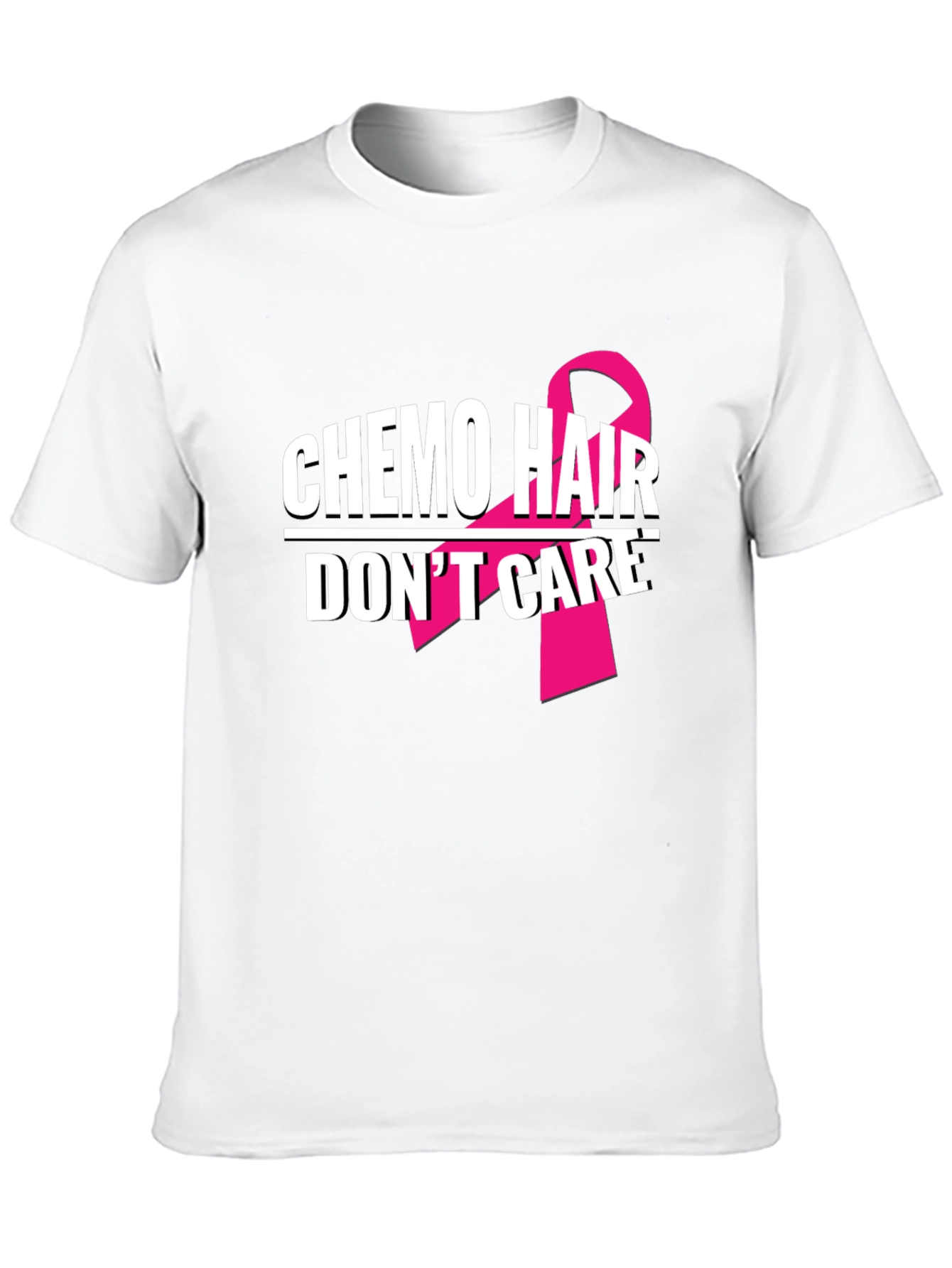 Chemo Hair Dont Care T-Shirt Breast Cancer Awareness