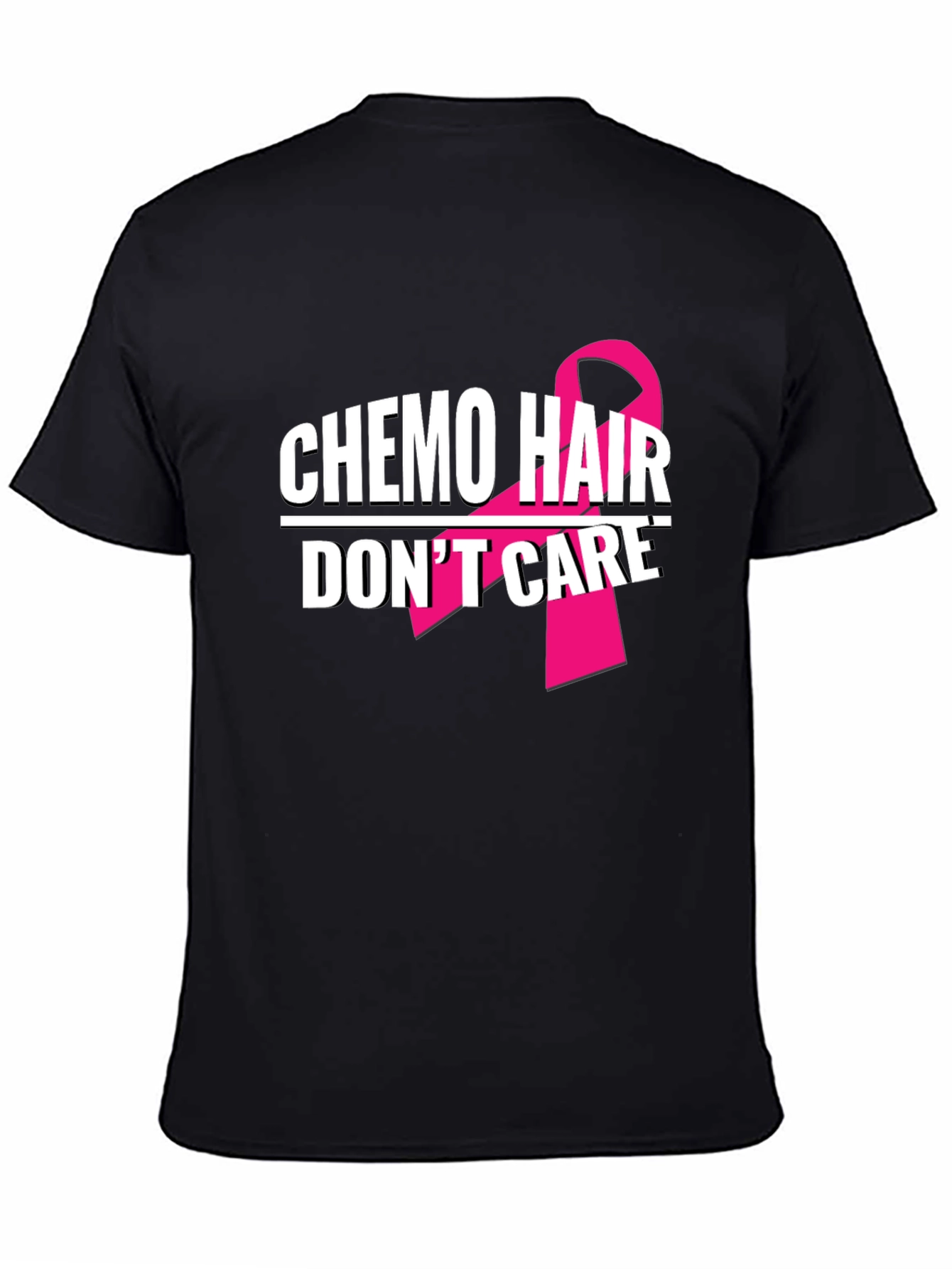 Chemo Hair Dont Care T-Shirt Breast Cancer Awareness