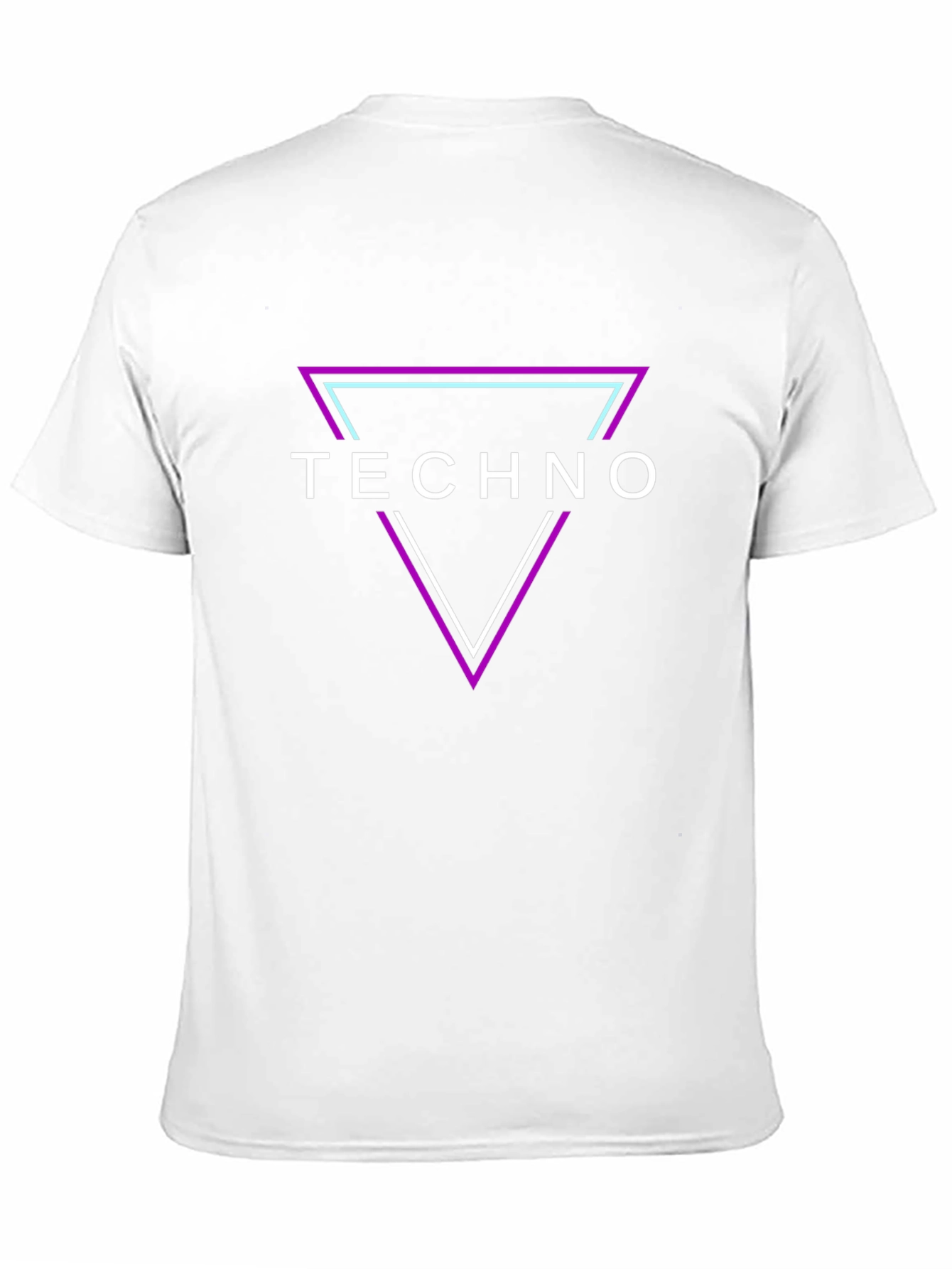 Techno Triangle Graphic T-Shirt - Bold Music Fashion