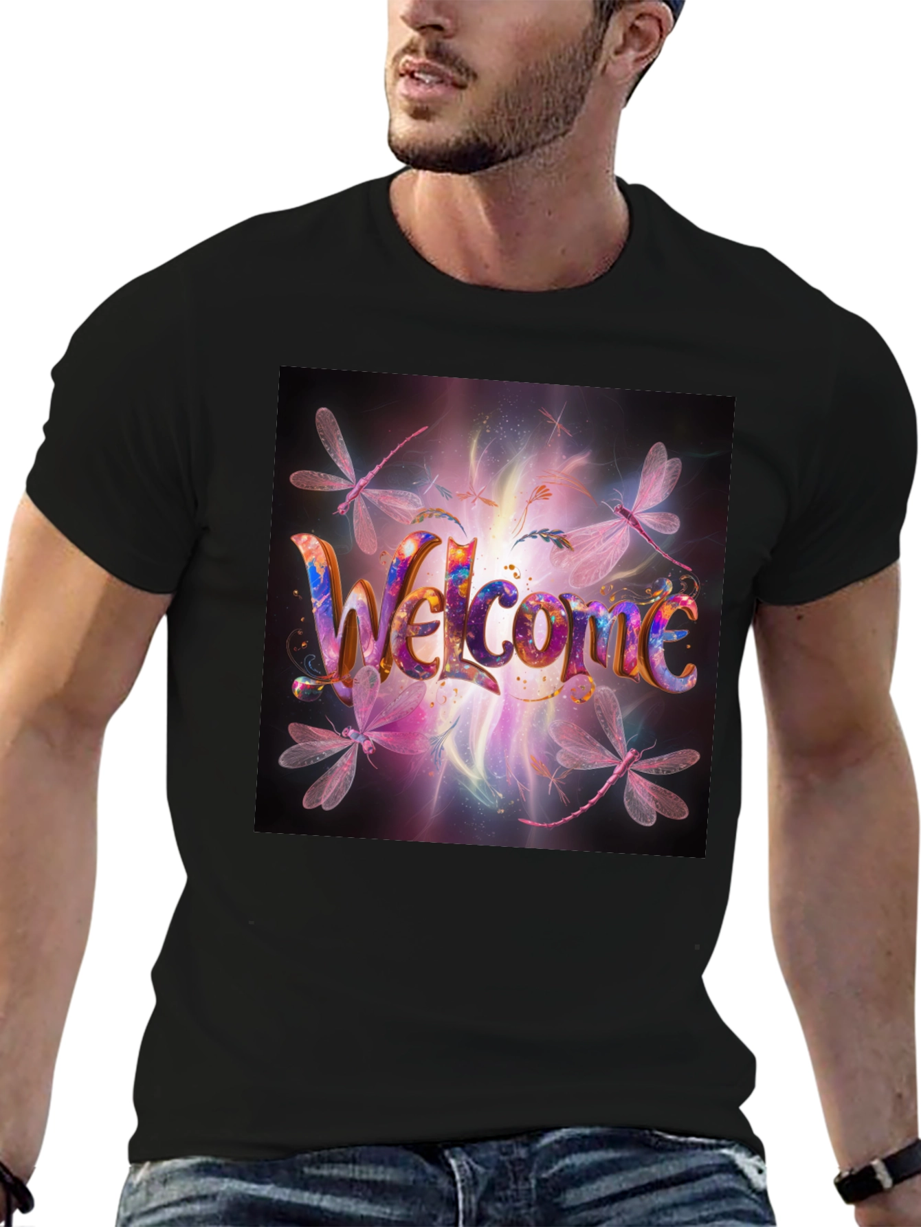Welcome Dragonfly Graphic Tee
