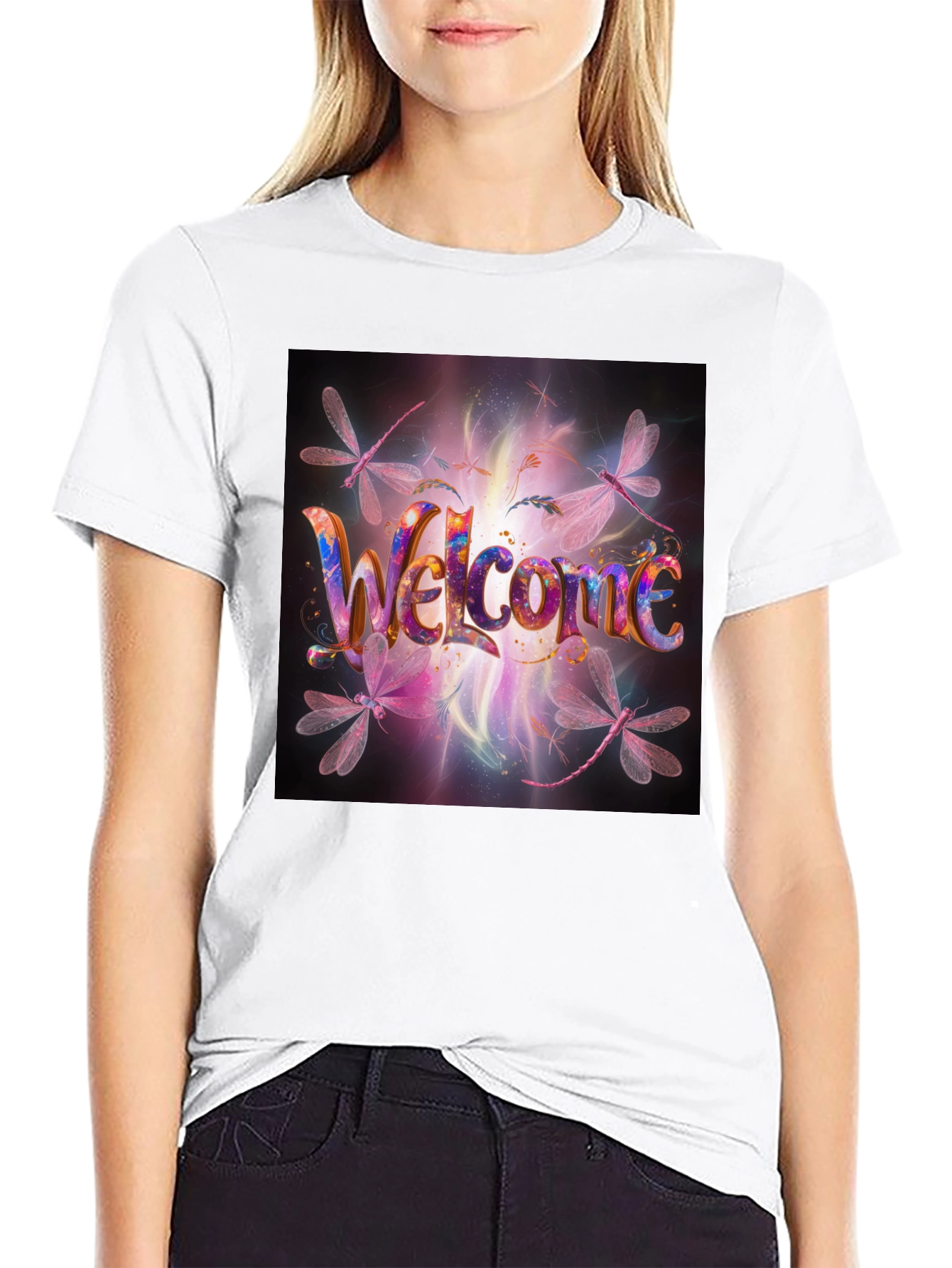 Welcome Dragonfly Graphic Tee