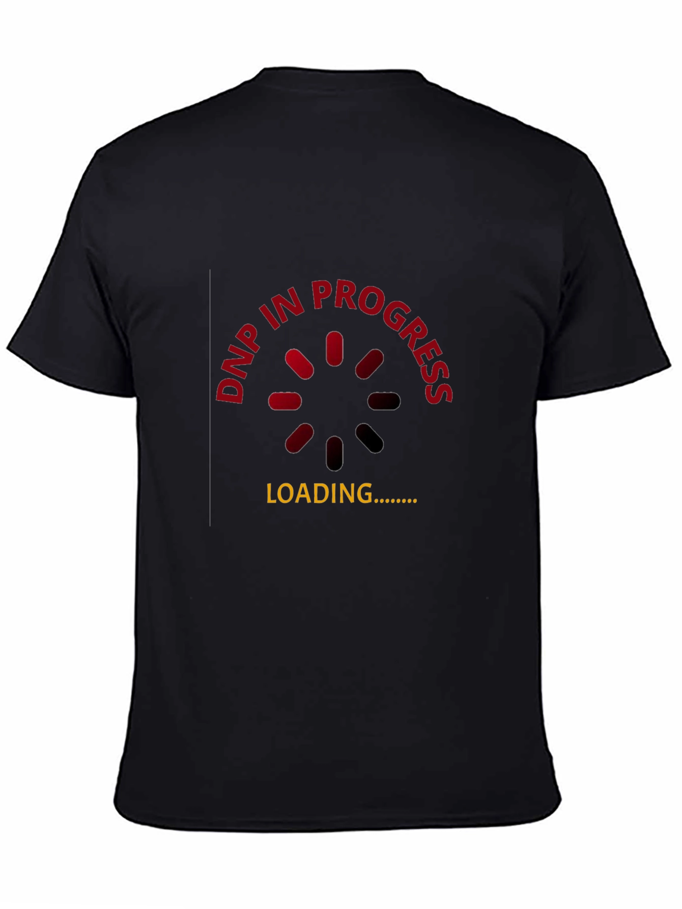 DNP In Progress Black T-Shirt - Gamer Humor