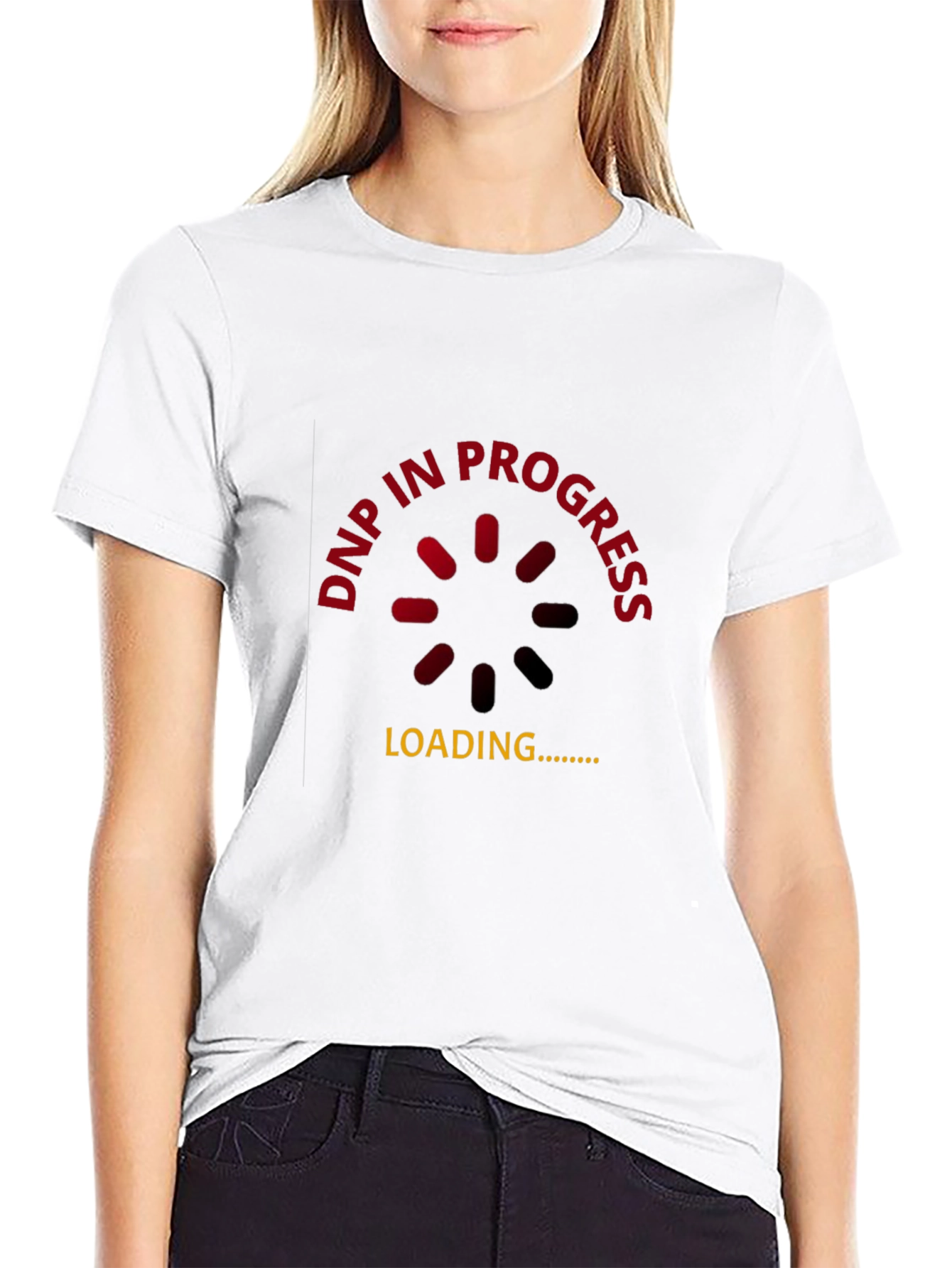 DNP In Progress Black T-Shirt - Gamer Humor