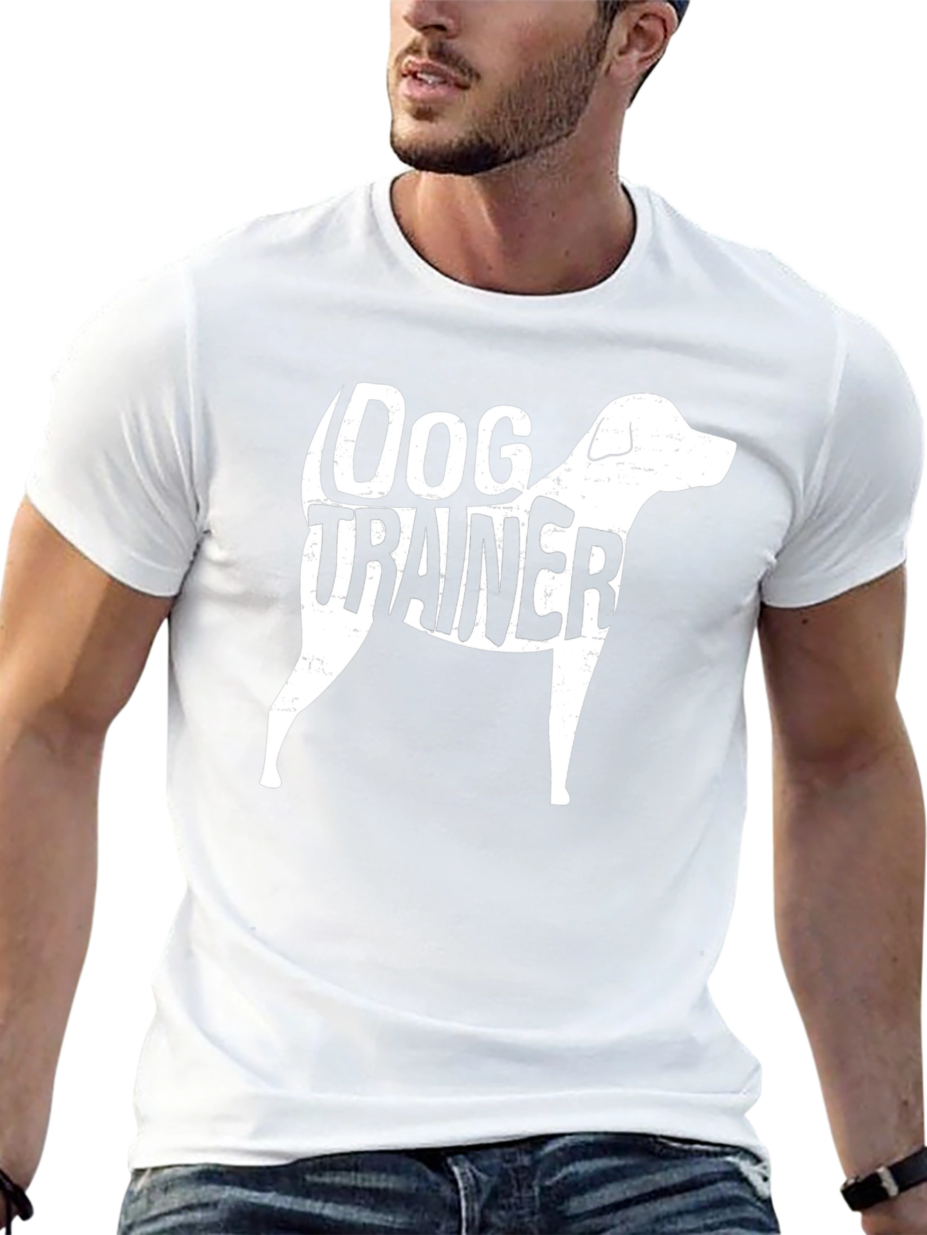 Dog Trainer Graphic Tee - Unisex Black T-Shirt
