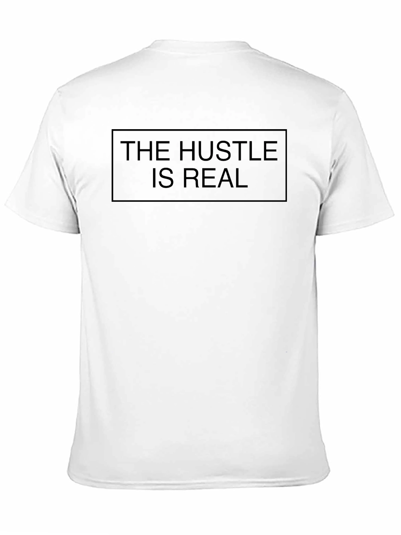 The Hustle Is Real Graphic Tee - Black