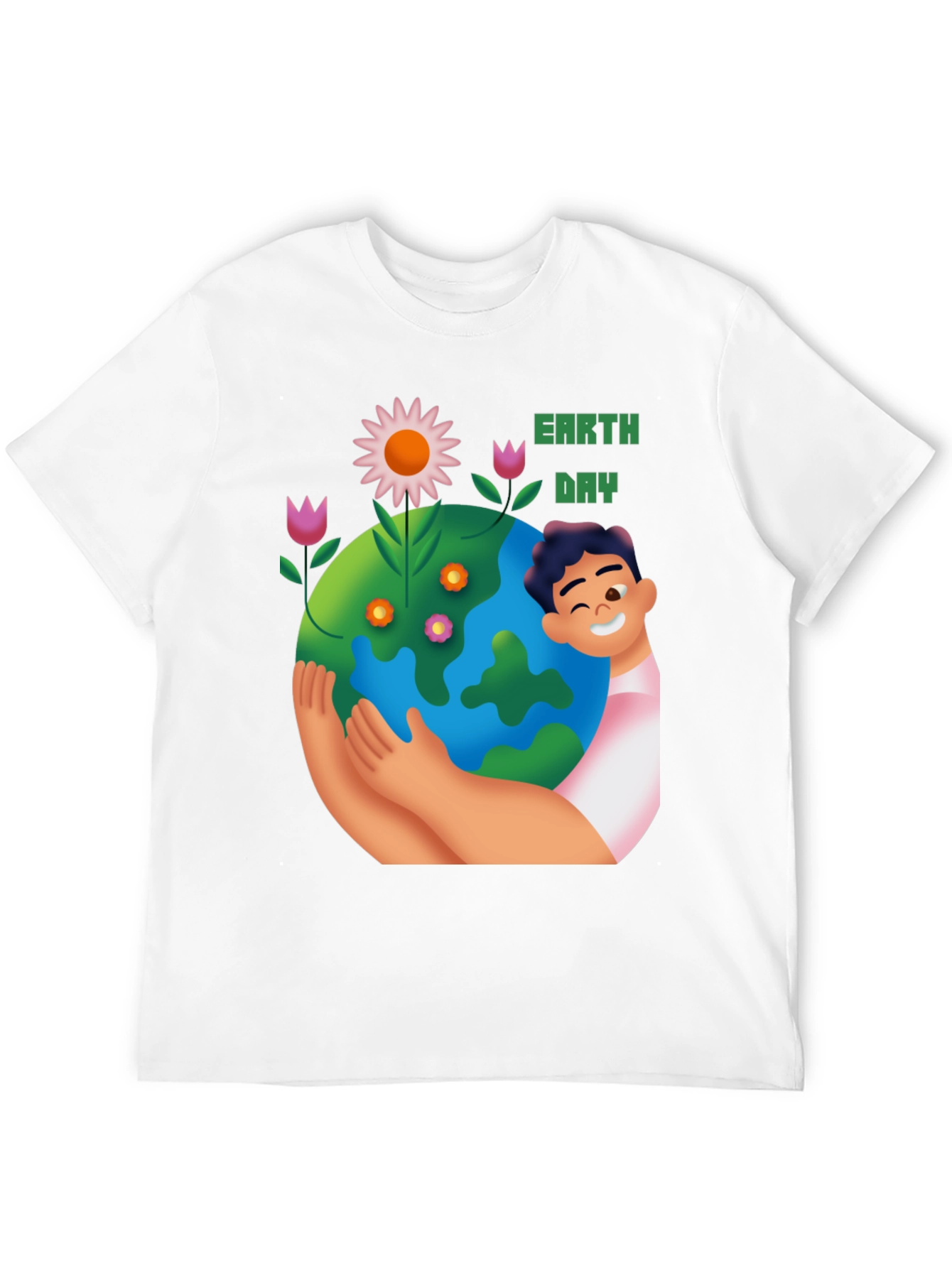 Earth Day T-Shirt - Hug the Planet Tee