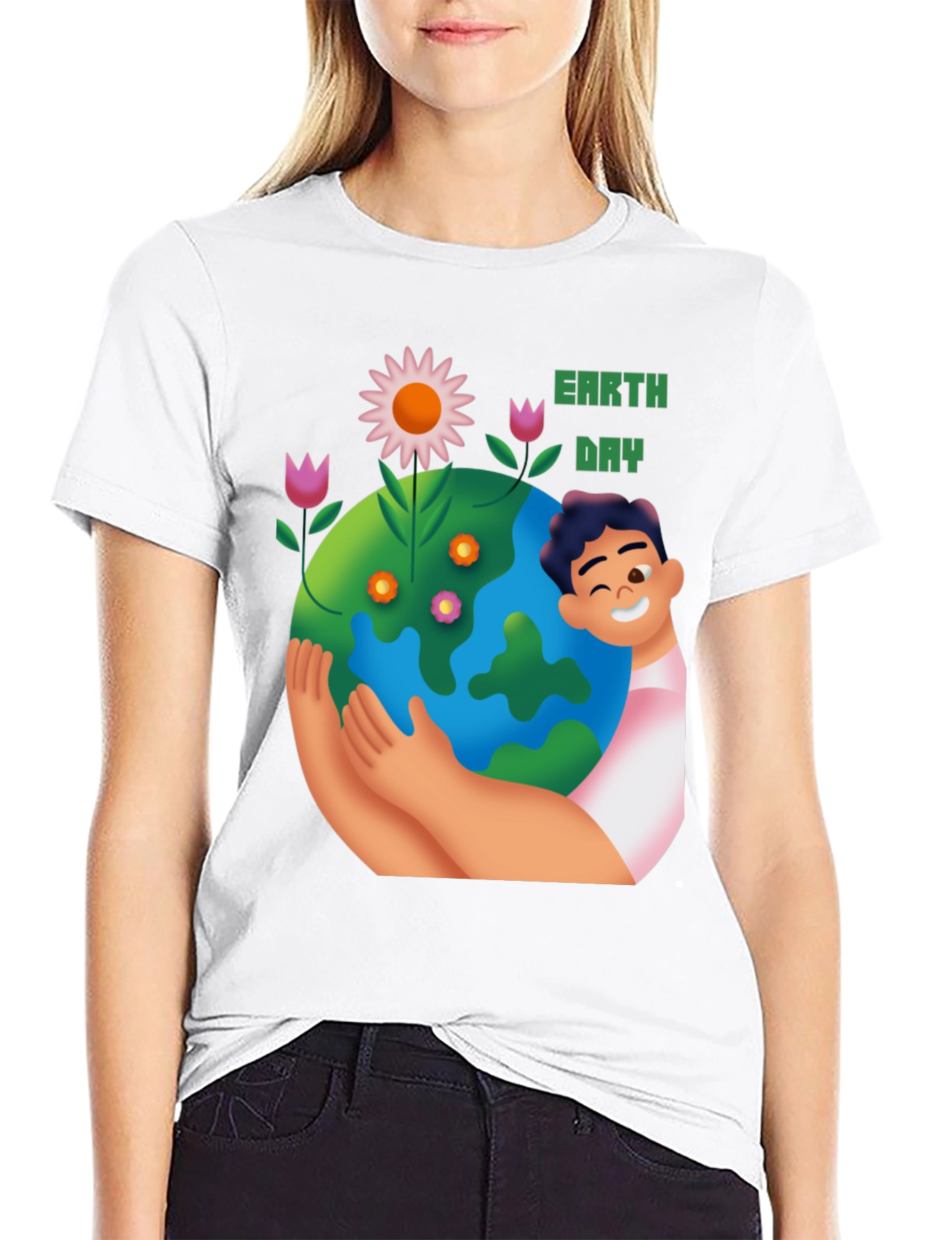 Earth Day T-Shirt - Hug the Planet Tee