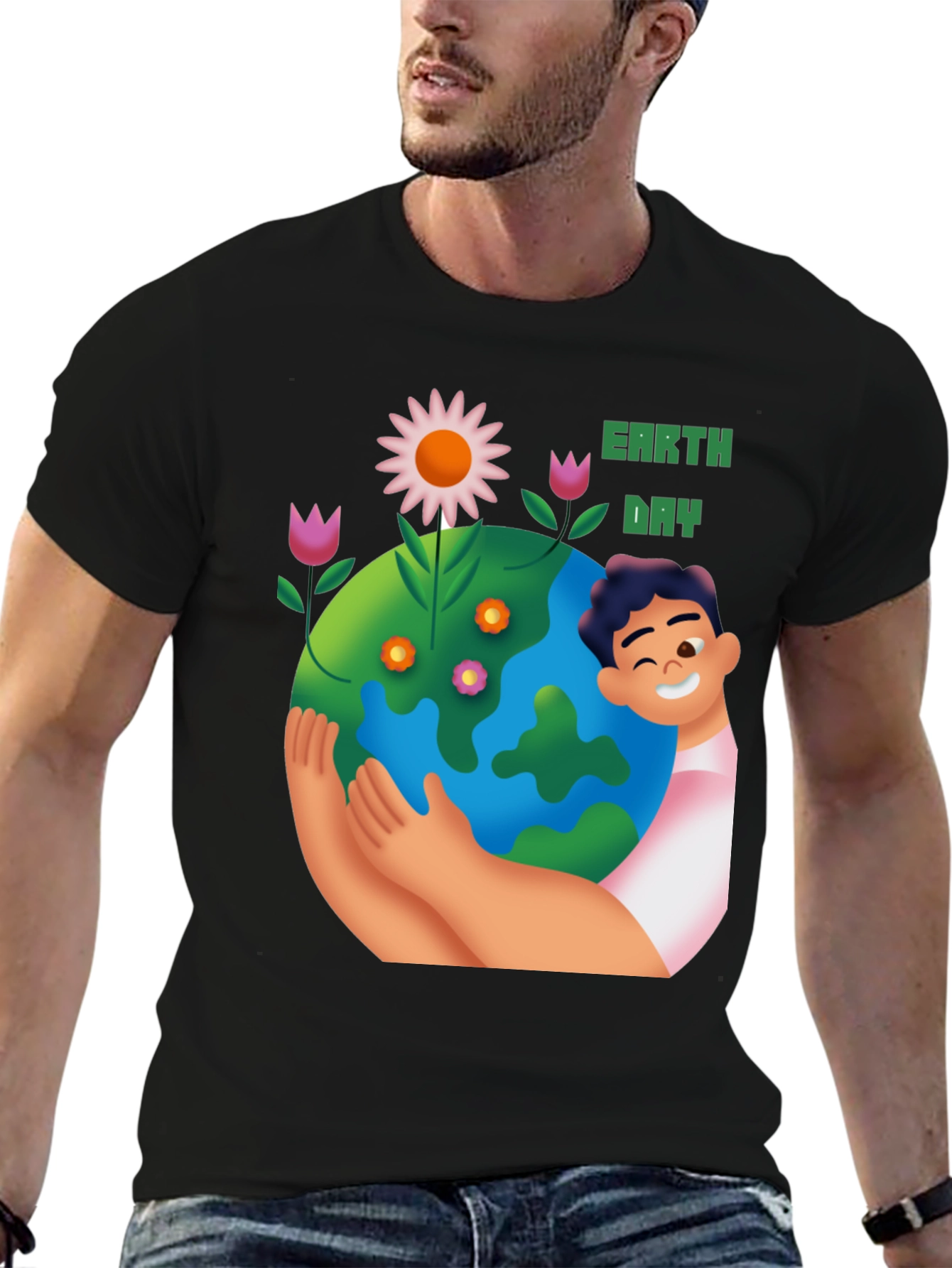 Earth Day T-Shirt - Hug the Planet Tee