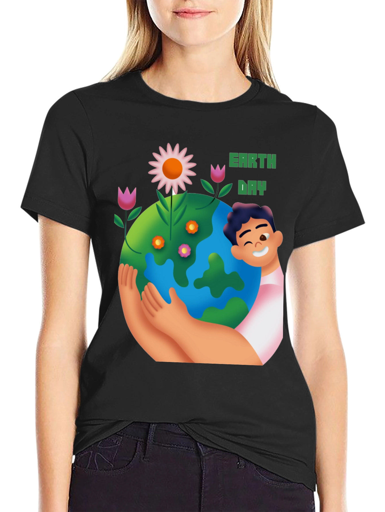 Earth Day T-Shirt - Hug the Planet Tee