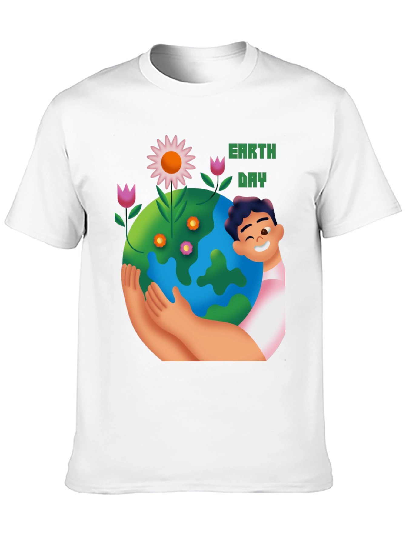 Earth Day T-Shirt - Hug the Planet Tee