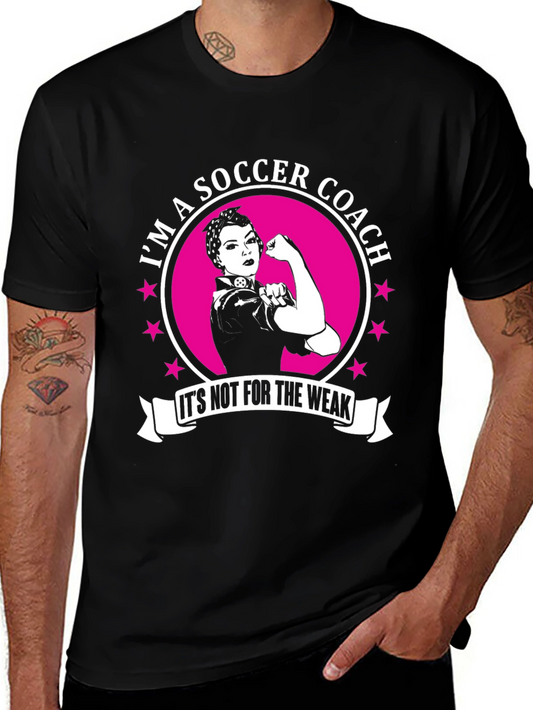 Soccer Coach T-Shirt - Empowering Design