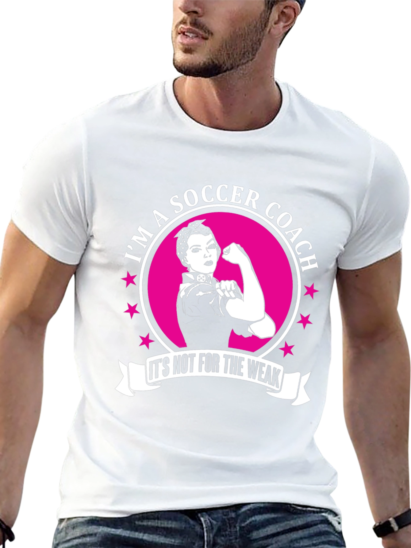 Soccer Coach T-Shirt - Empowering Design