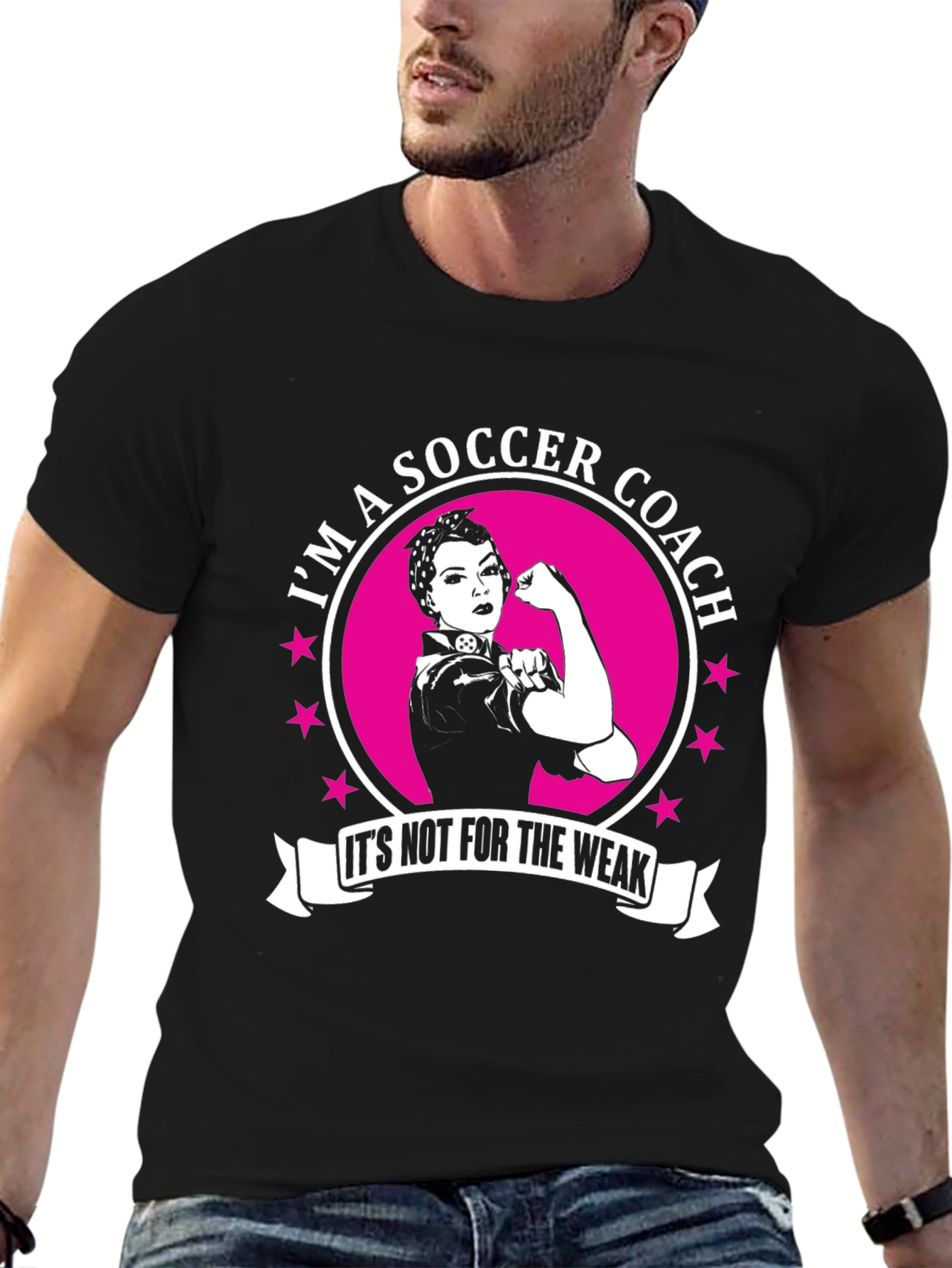 Soccer Coach T-Shirt - Empowering Design