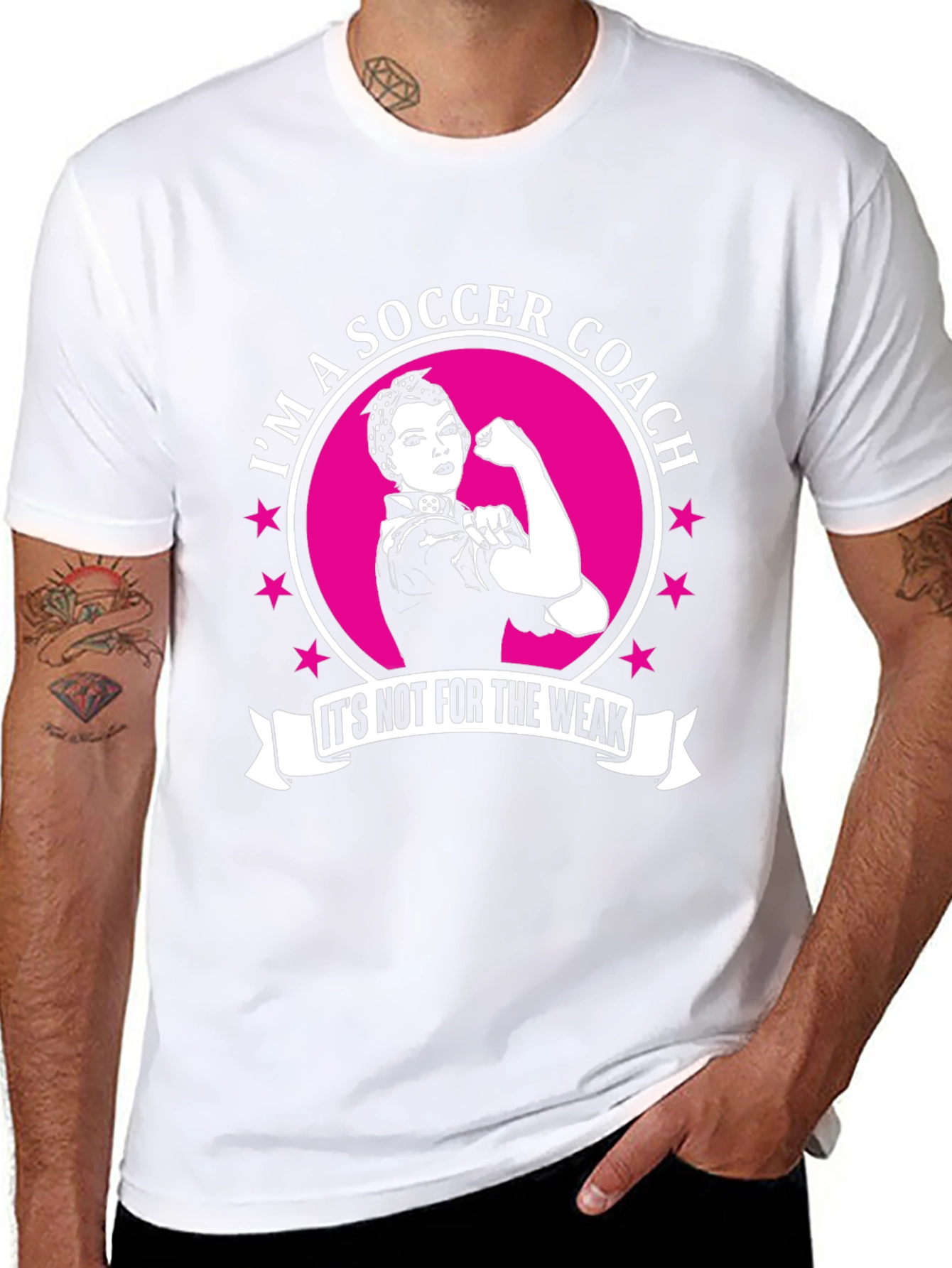 Soccer Coach T-Shirt - Empowering Design