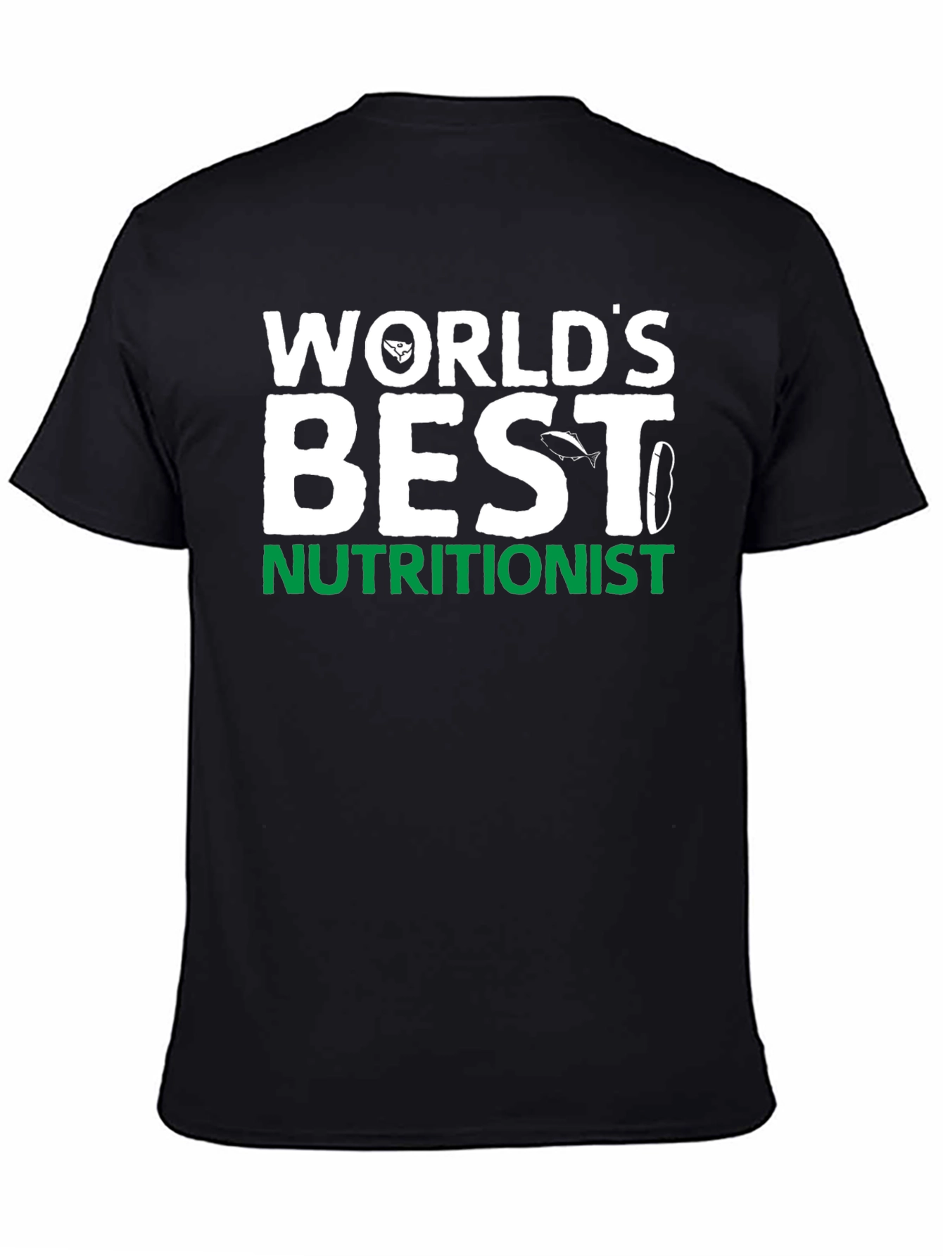 Worlds Best Nutritionist Black T-Shirt