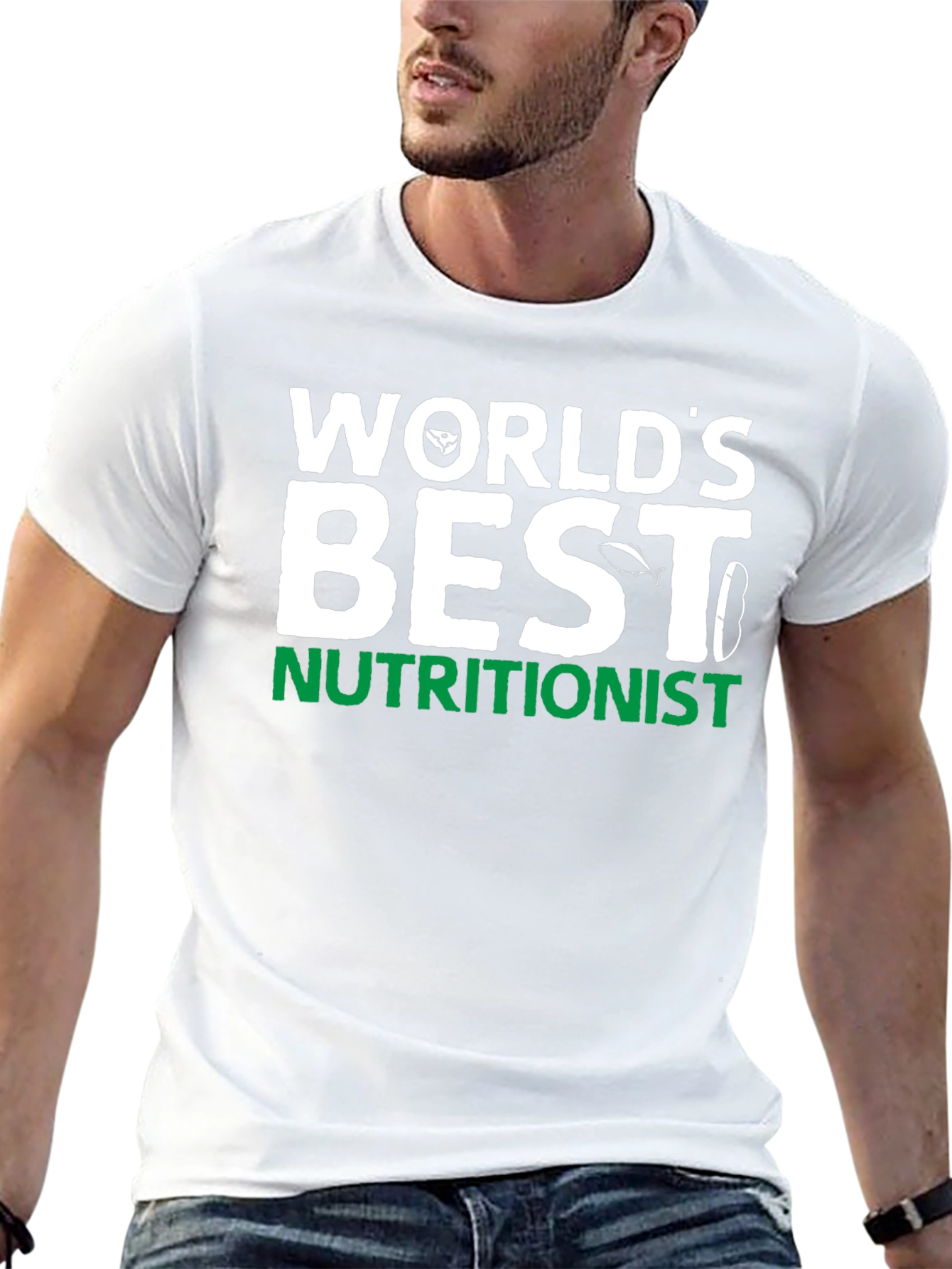 Worlds Best Nutritionist Black T-Shirt