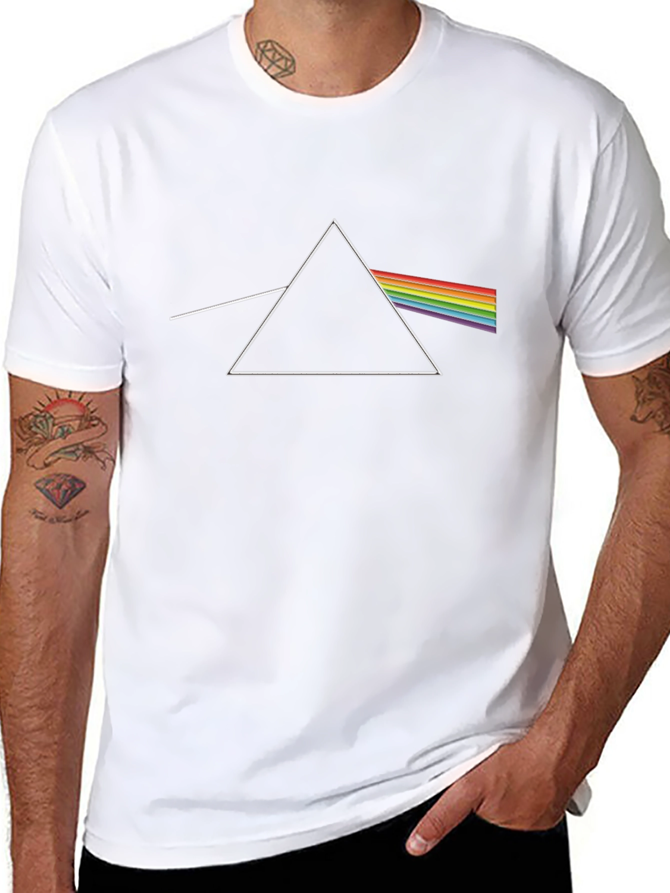Dark Side of the Moon Prism T-Shirt - Black