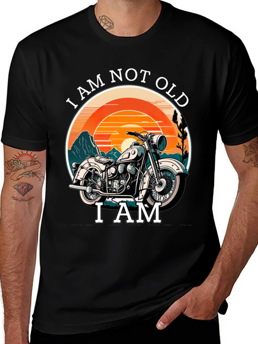 Vintage Motorcycle T-Shirt - I Am Not Old