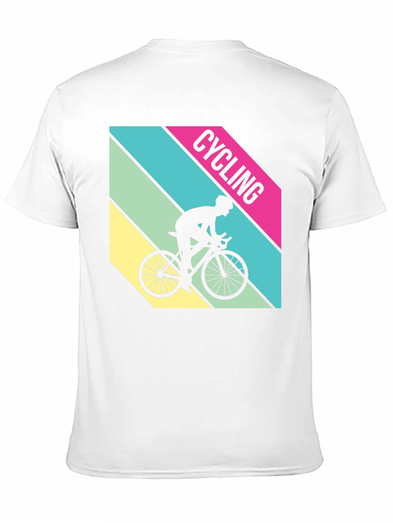 Cycling T-Shirt Retro Style Bike Rider Graphic Tee