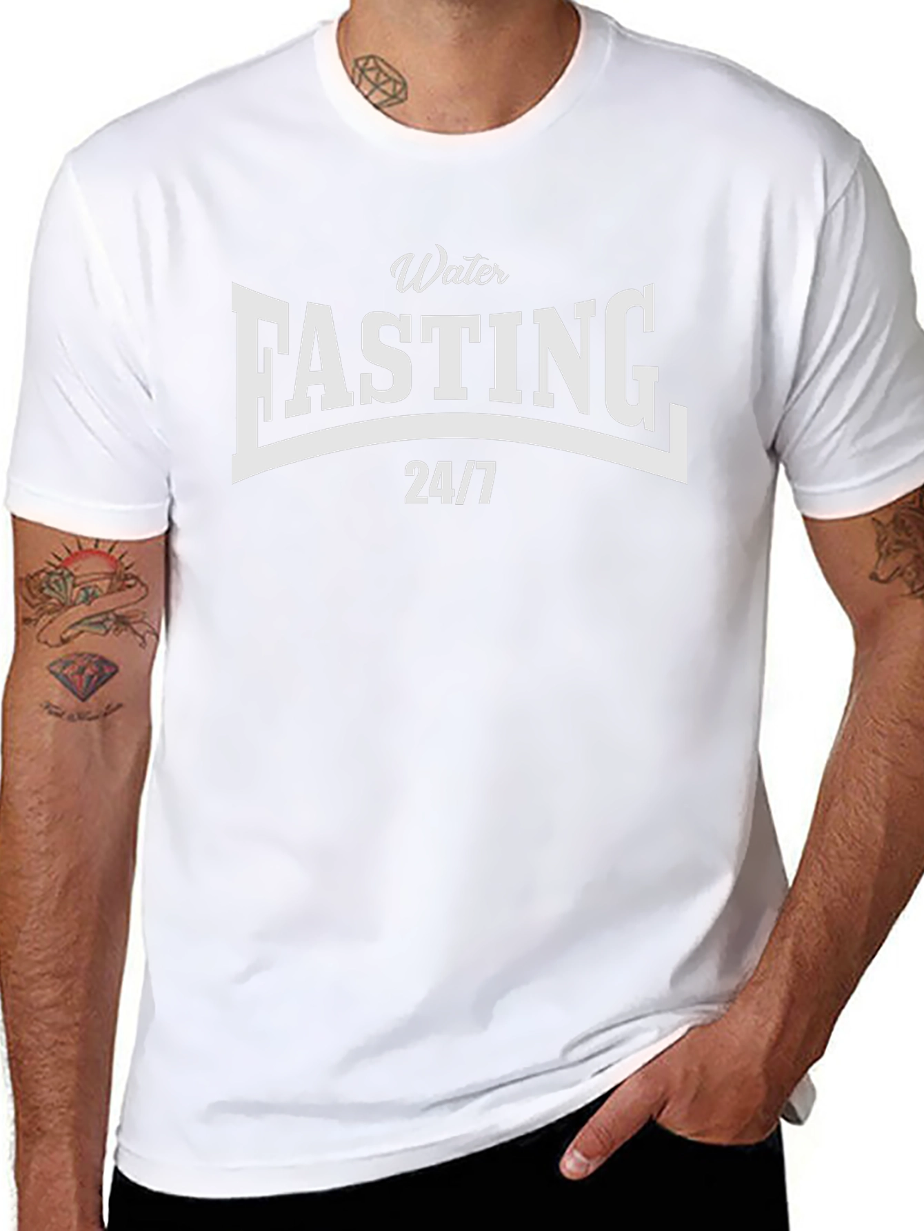 Water Fasting 24/7 Graphic T-Shirt