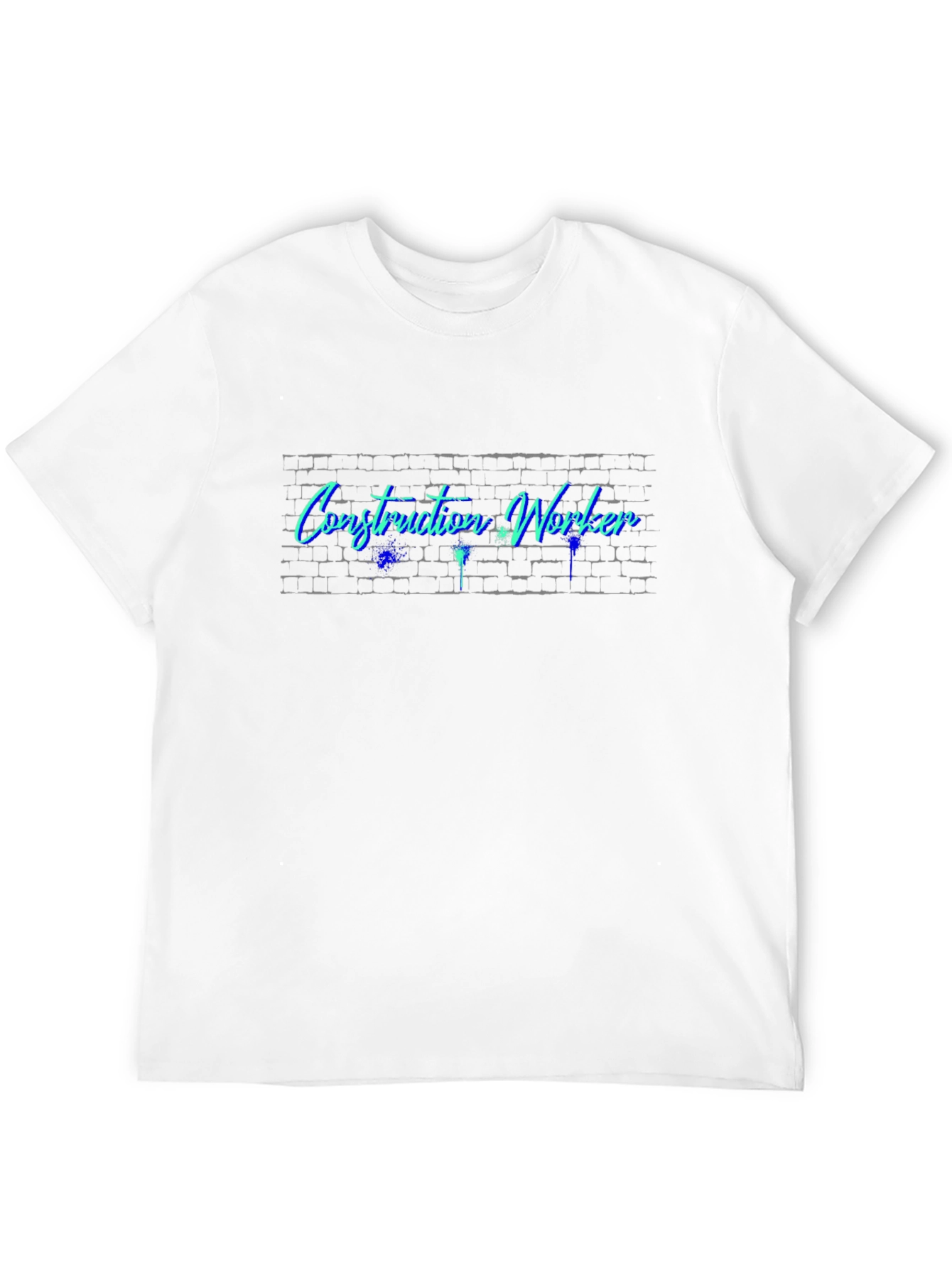 Construction Worker Brick T-Shirt