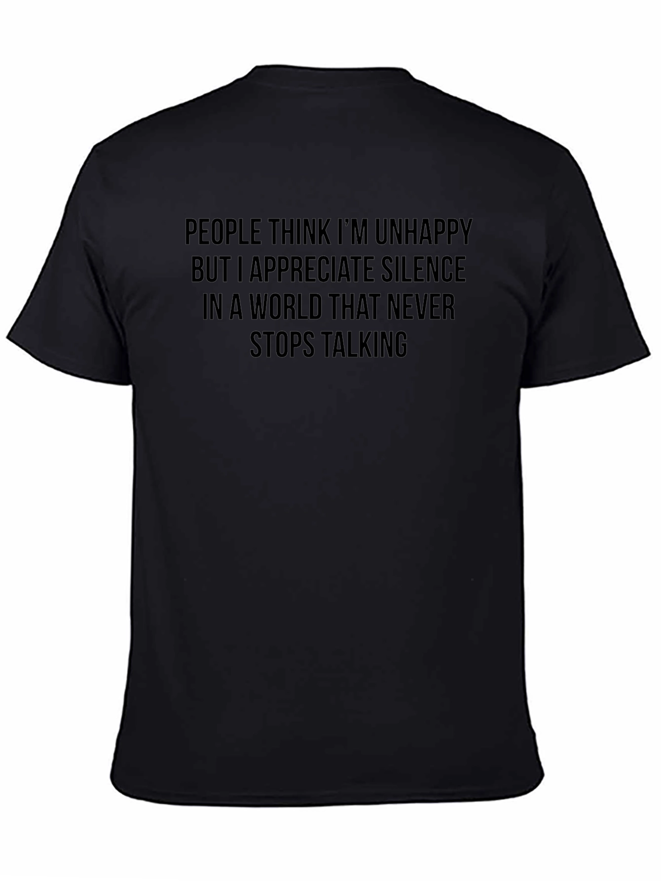 Silence Appreciation Black T-Shirt