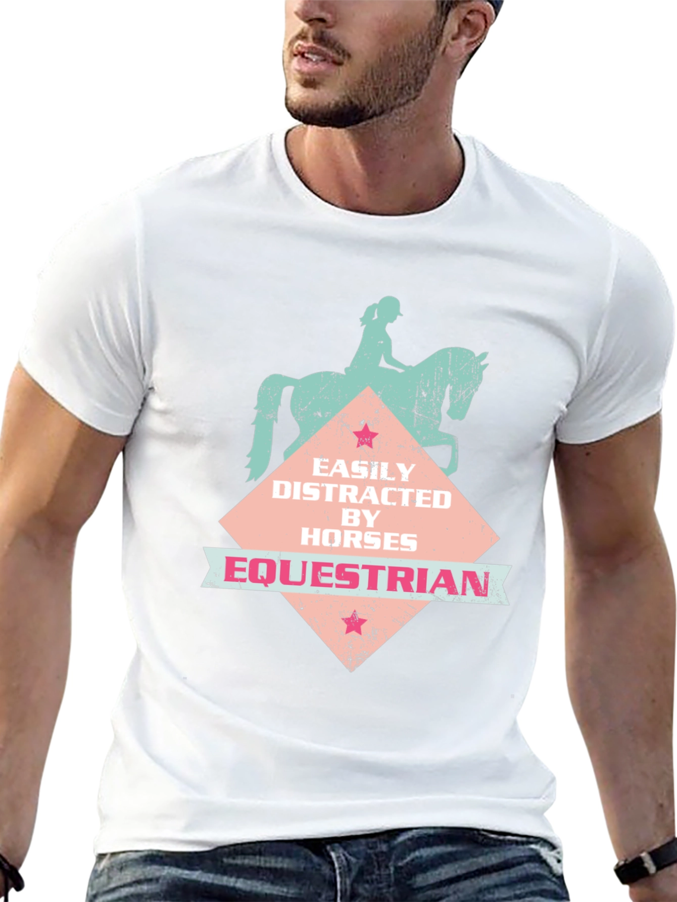 Equestrian Horse Lover Graphic T-Shirt