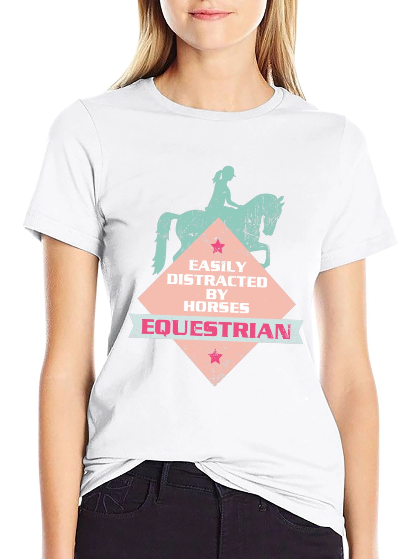 Equestrian Horse Lover Graphic T-Shirt