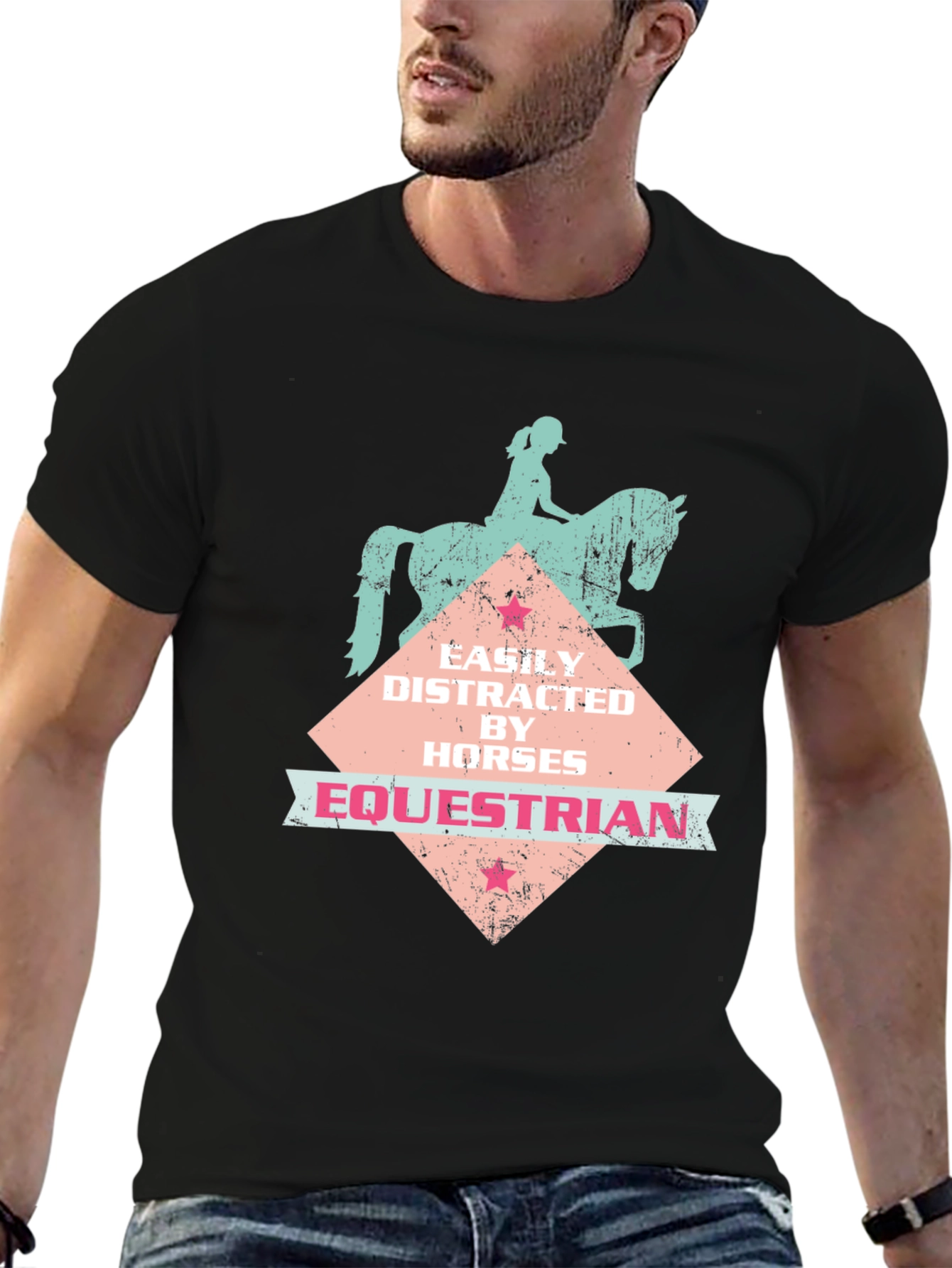 Equestrian Horse Lover Graphic T-Shirt
