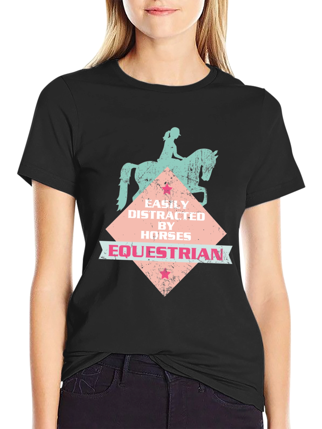 Equestrian Horse Lover Graphic T-Shirt