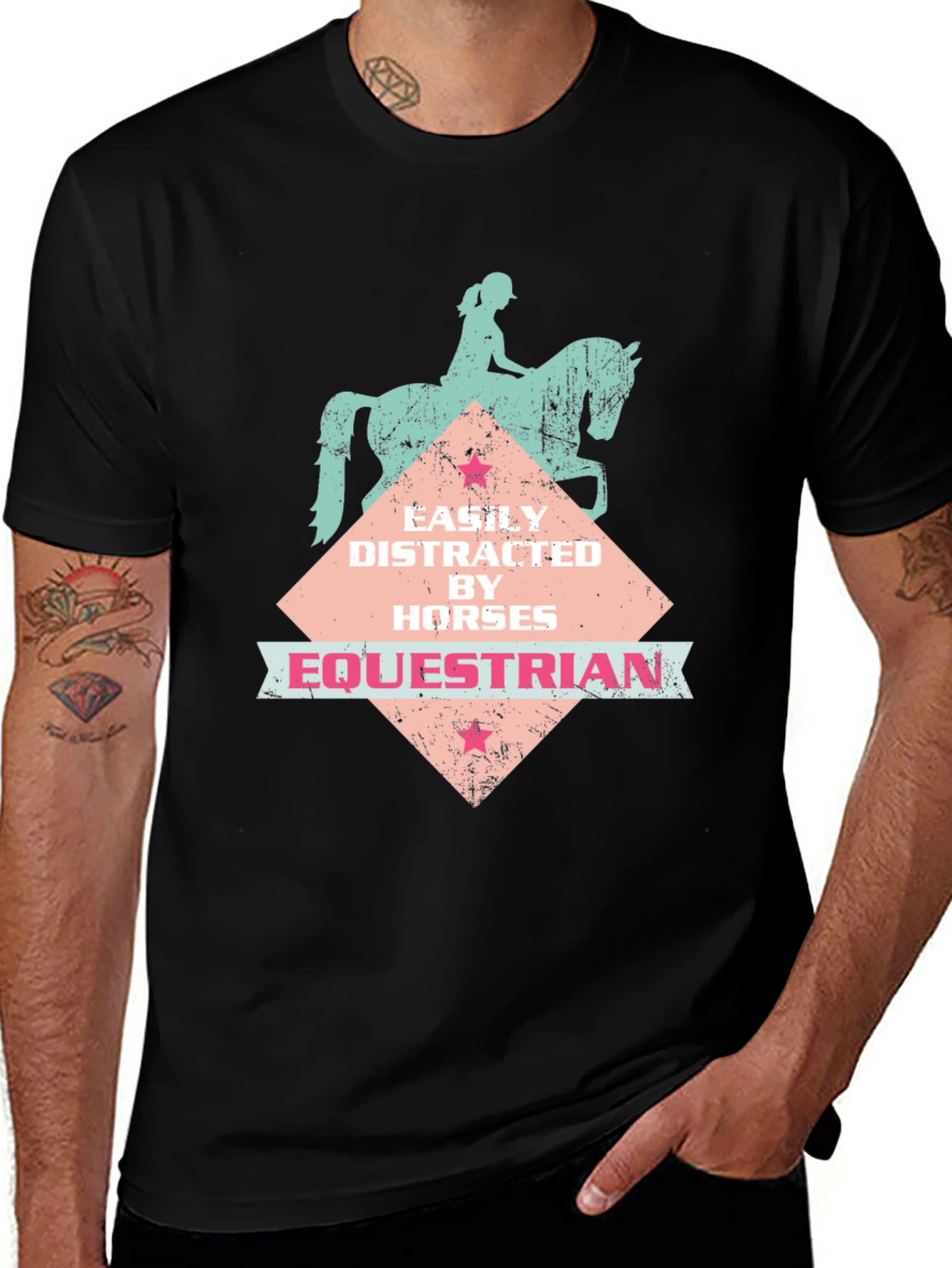Equestrian Horse Lover Graphic T-Shirt